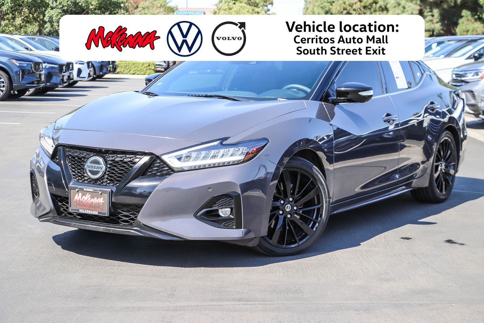 Red (Ruby Slate Gray Pearl w/Black Roof) 2021 Nissan Maxima Sedan Front-Wheel Drive Continuously Variable Transmission