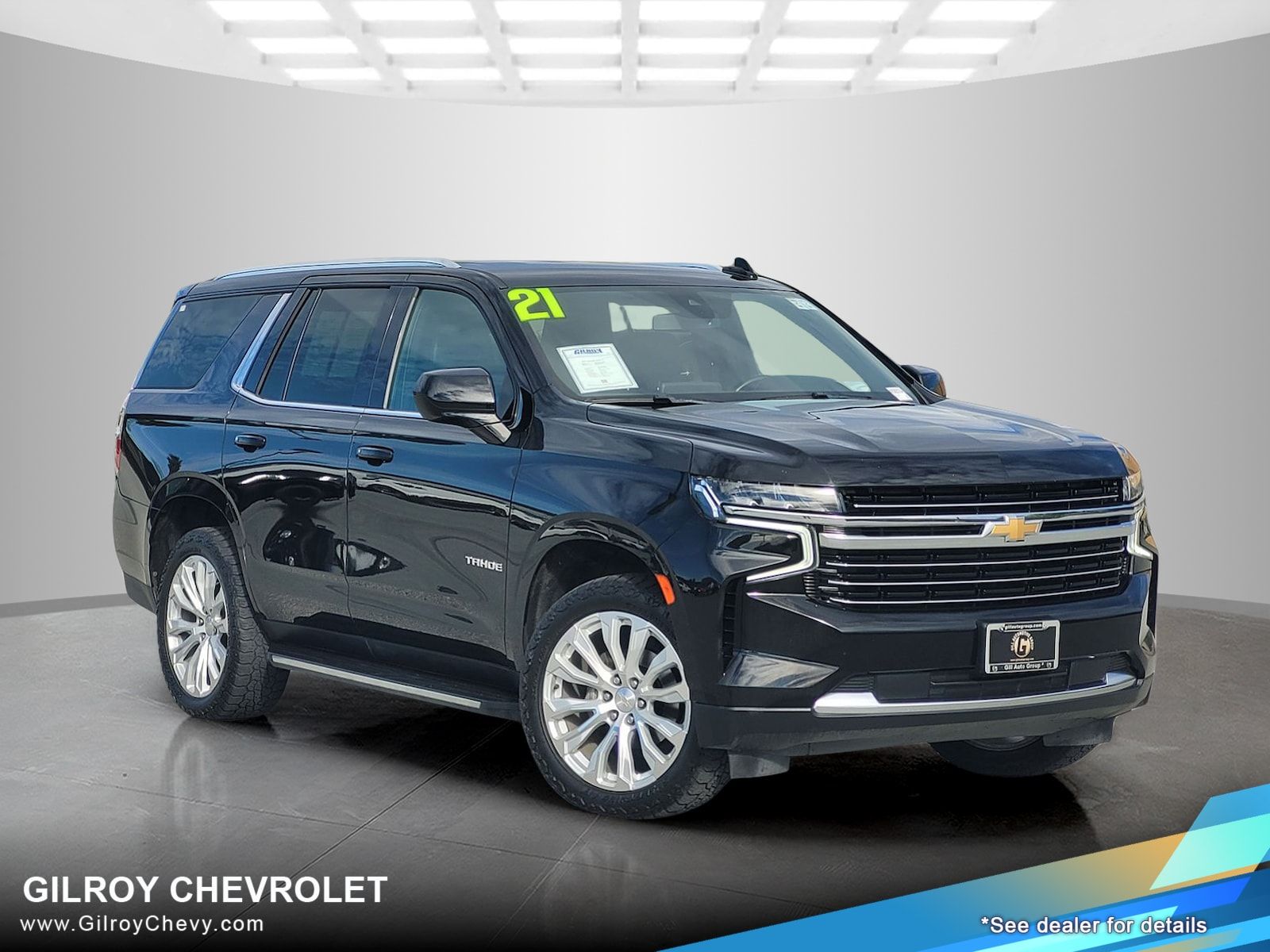 Black 2021 Chevrolet Tahoe LT 4WD SUV / Crossover Four-Wheel Drive
