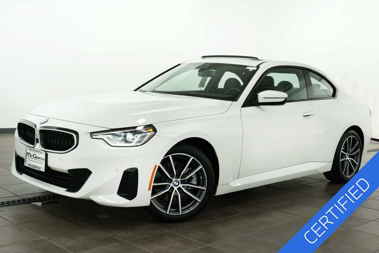 Alpine White 2025 BMW 2 Series Coupe All-Wheel Drive 8-Speed Automatic