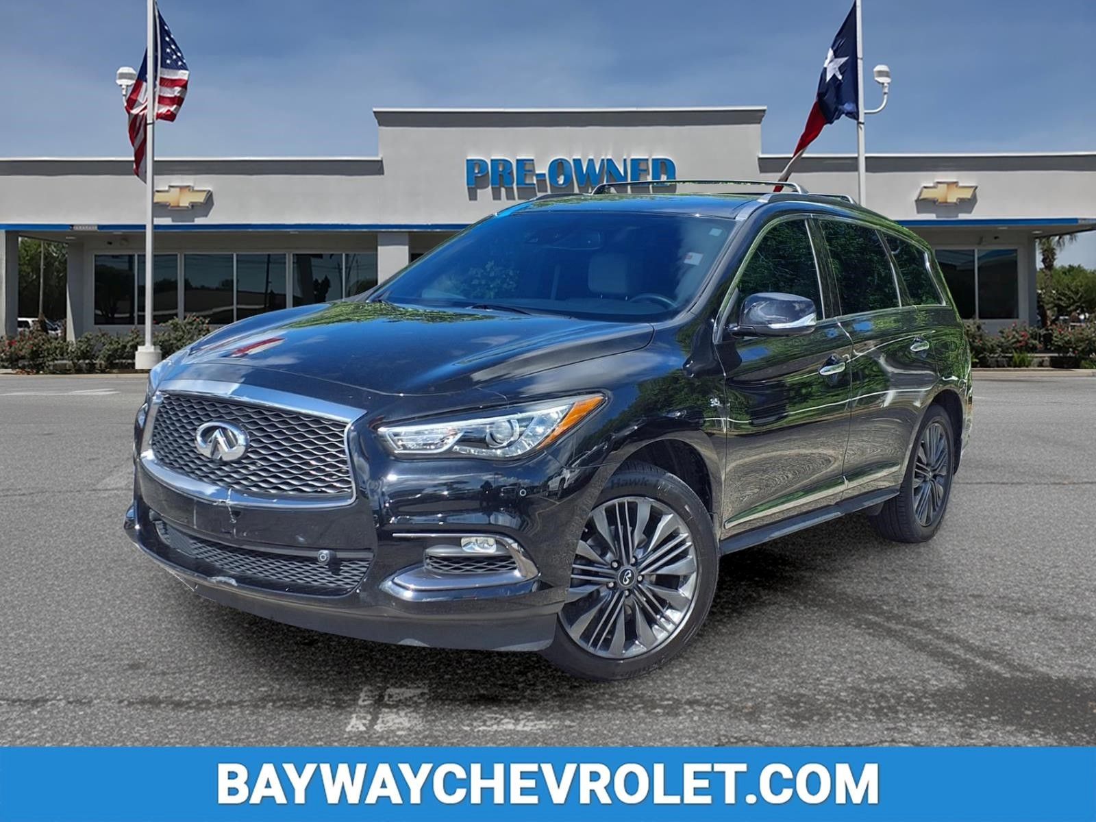 Black Obsidian 2019 INFINITI QX60 Luxe AWD SUV / Crossover All-Wheel Drive Continuously Variable Transmission