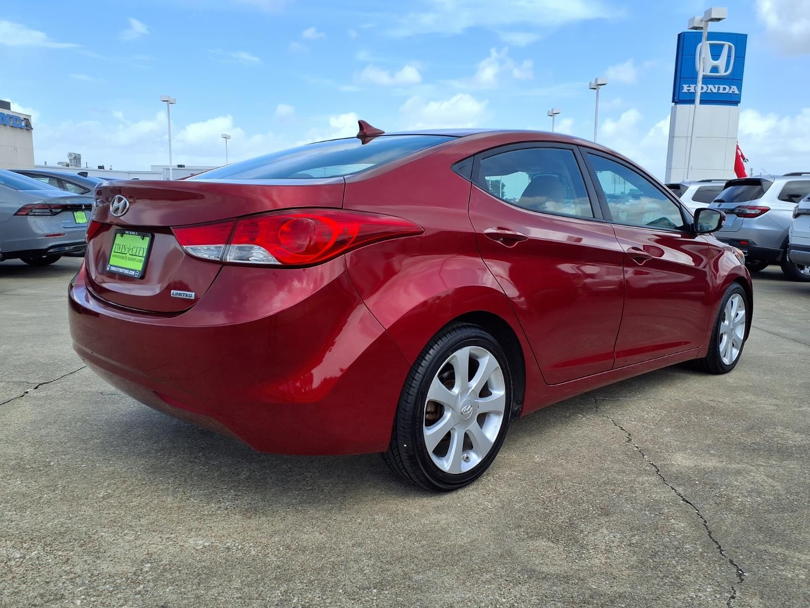 Used 2013 Hyundai Elantra Limited with VIN 5NPDH4AE1DH235270 for sale in Port Arthur, TX