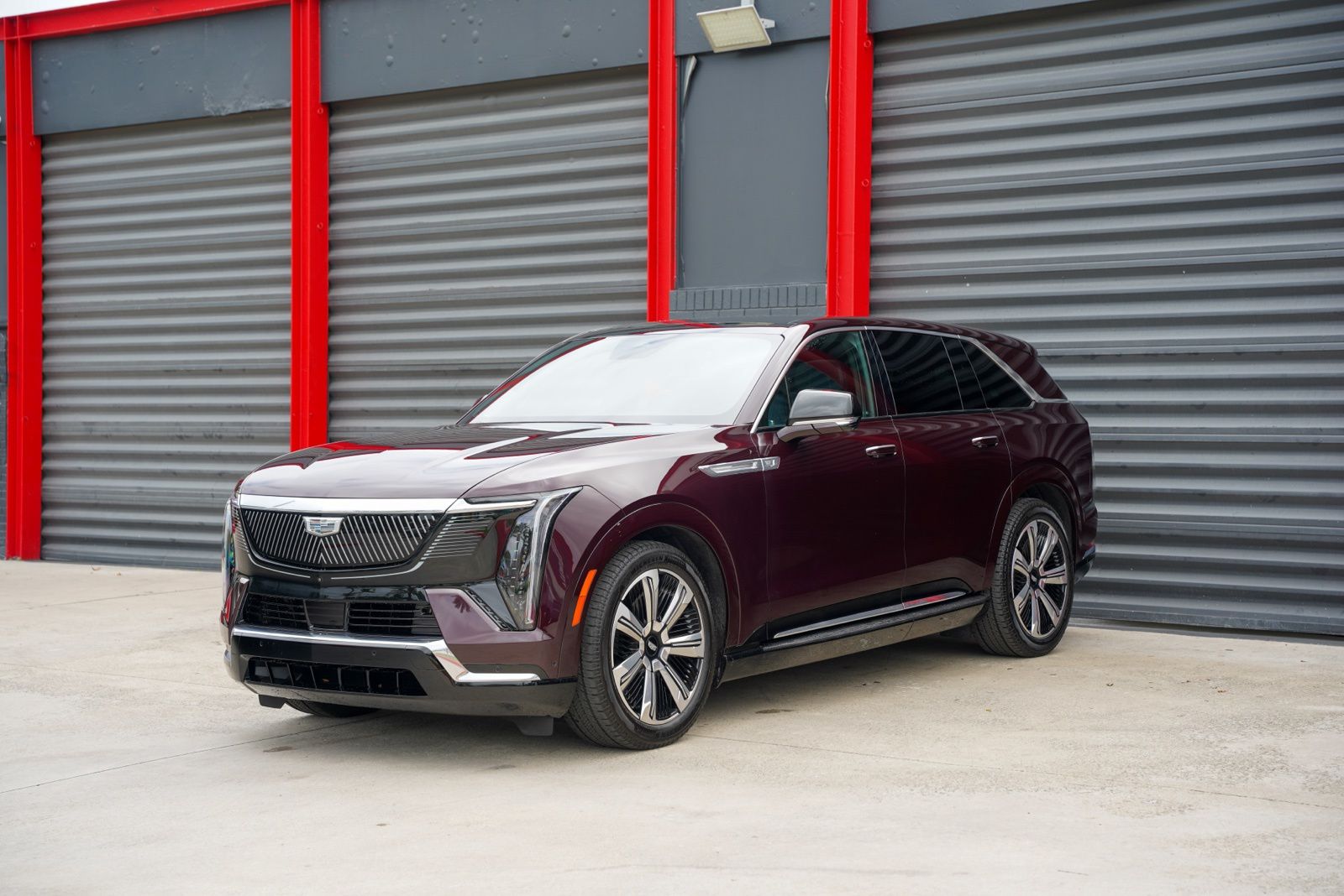 Black Cherry Tintcoat 2025 Cadillac Escalade IQ Luxury 2 AWD SUV / Crossover All-Wheel Drive 1-Speed Automatic