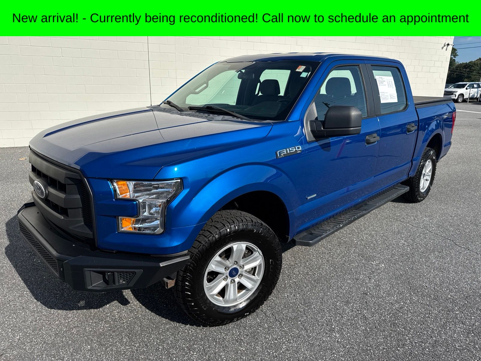 Lightning Blue 2017 Ford F-150 Pickup Truck Four-Wheel Drive 6-Speed Automatic