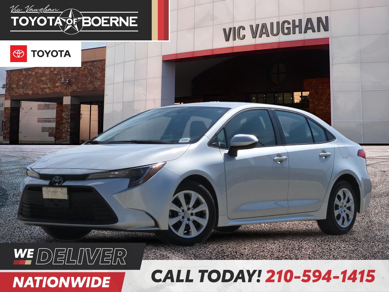 Classic Silver Metallic 2025 Toyota Corolla Sedan Front-Wheel Drive Continuously Variable Transmission