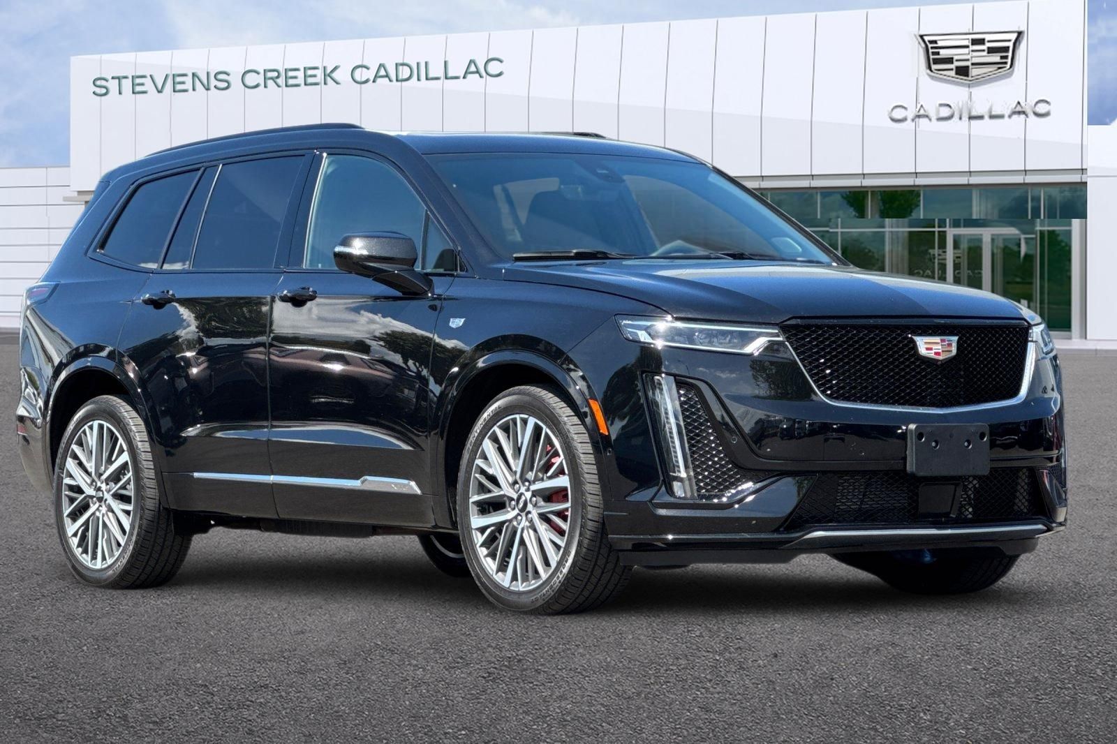Stellar Black Metallic 2024 Cadillac XT6 Sport AWD SUV / Crossover Four-Wheel Drive 9-Speed Automatic