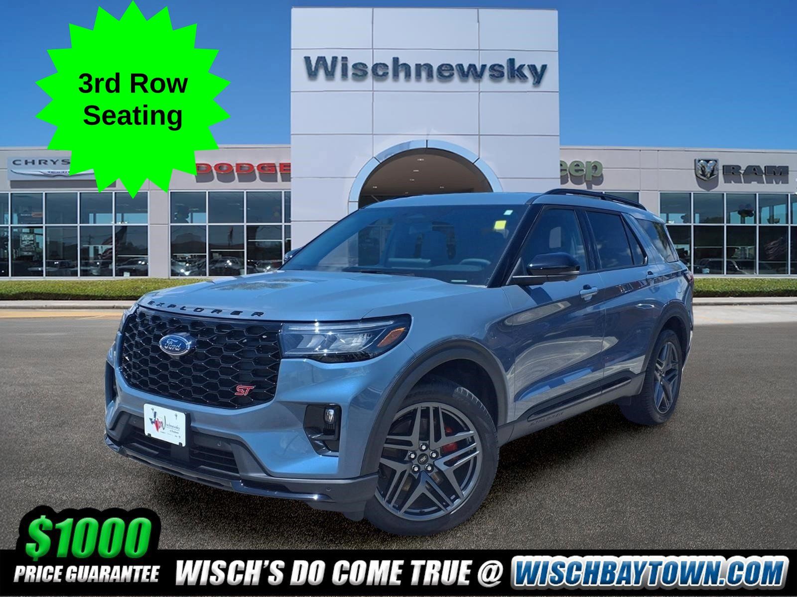 Vapor Blue 2026 Ford Explorer SUV / Crossover Rear-Wheel Drive Automatic