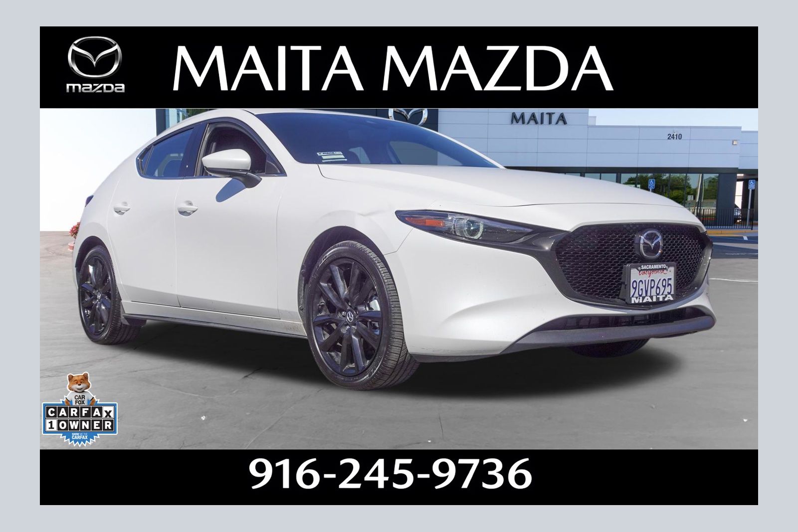 Snowflake White Pearl Mica 2023 Mazda MAZDA3 Hatchback All-Wheel Drive 6-Speed Automatic