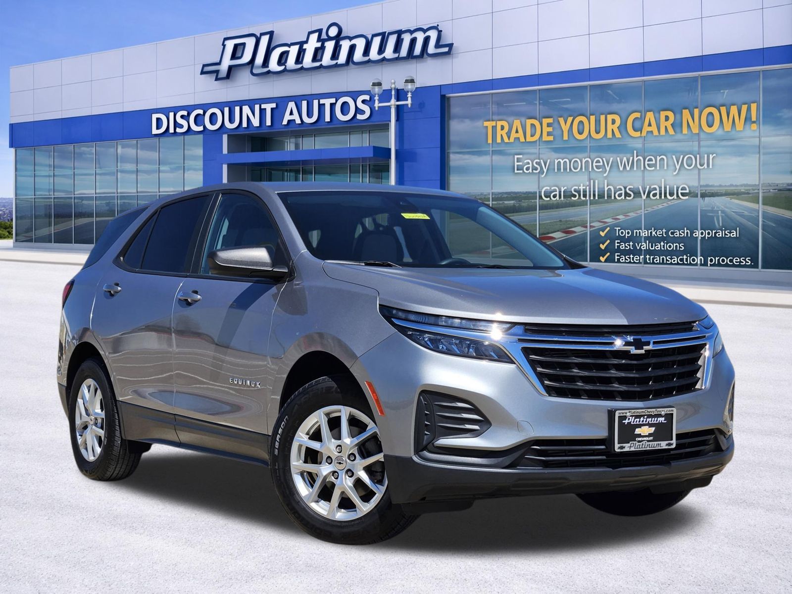 Sterling Gray Metallic 2023 Chevrolet Equinox LS FWD with 1LS SUV / Crossover Front-Wheel Drive 6-Speed Automatic Overdrive