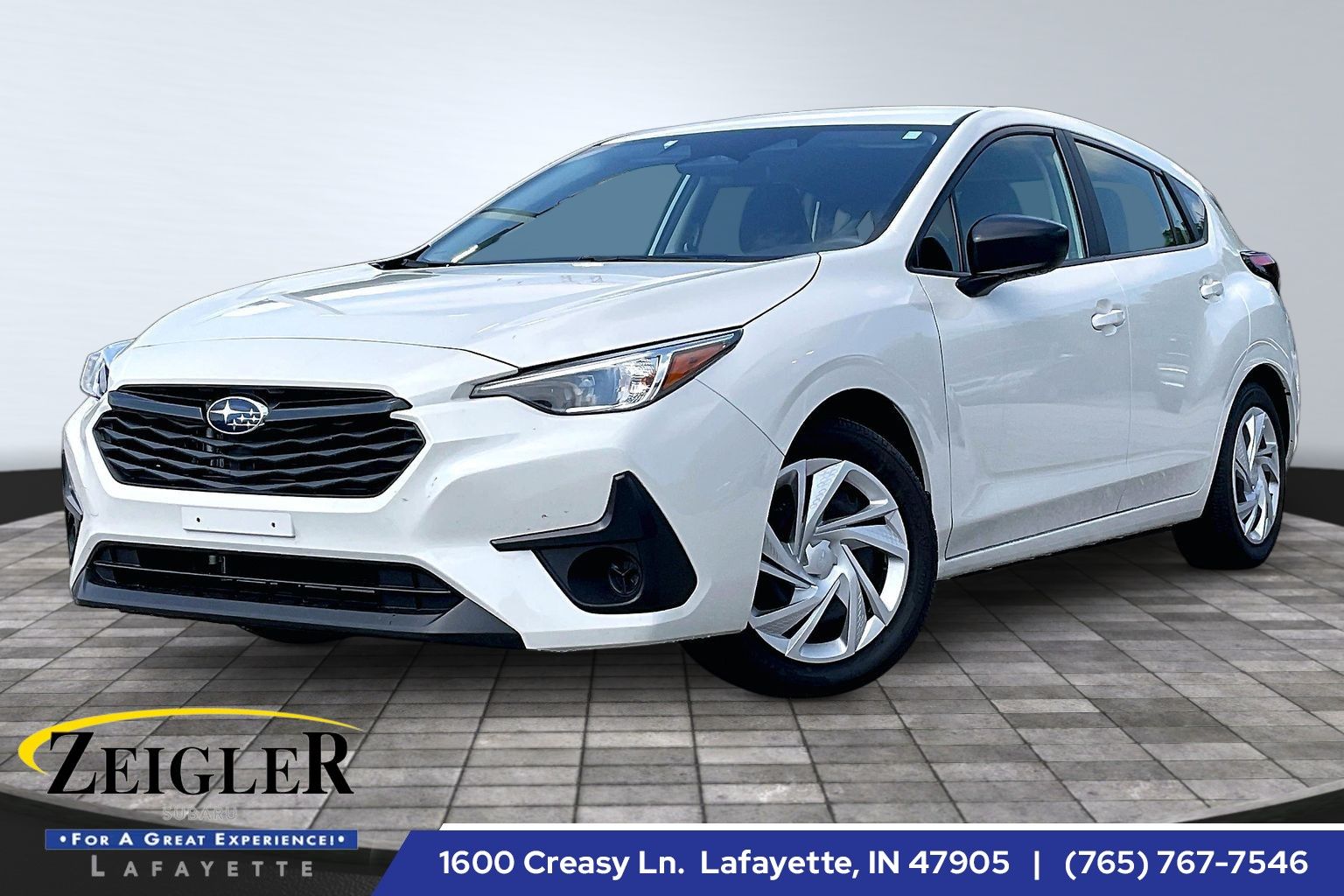 Crystal White Pearl 2025 Subaru Impreza Wagon All-Wheel Drive Continuously Variable Transmission