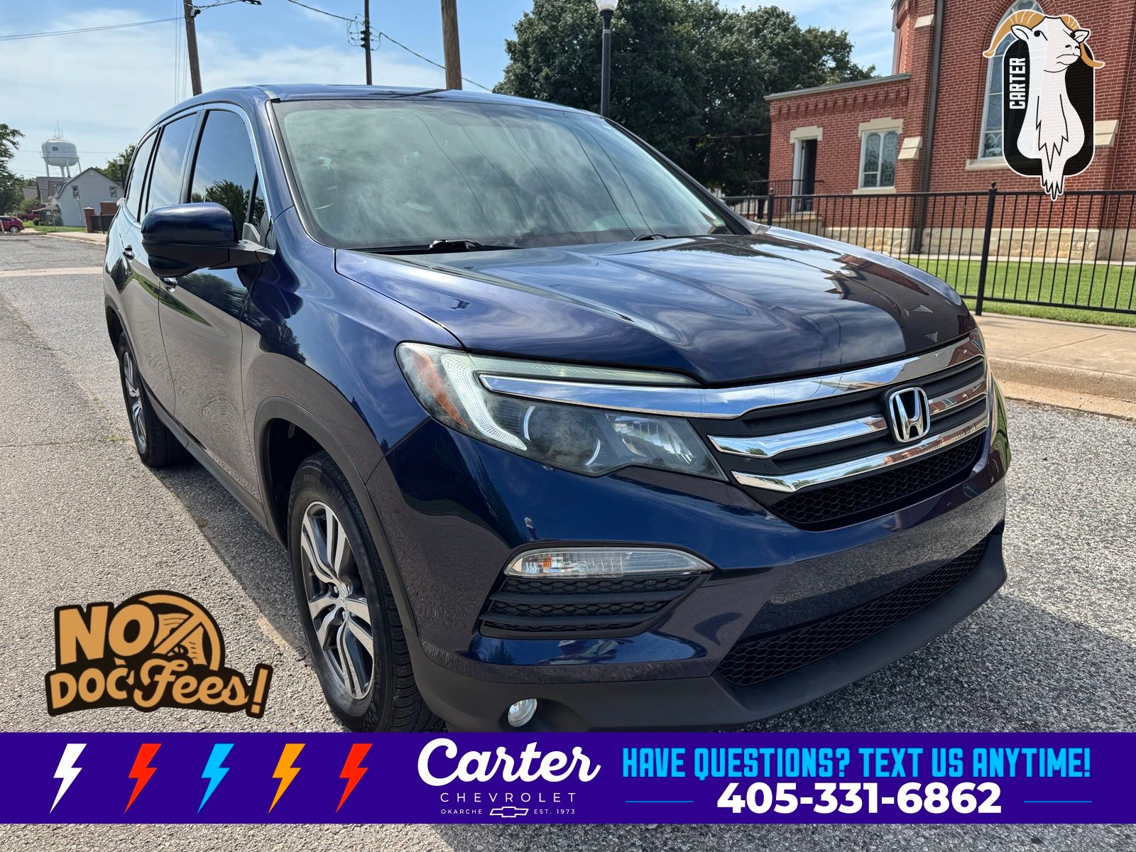 Gray (Steel Sapphire Metallic) 2017 Honda Pilot SUV / Crossover All-Wheel Drive 6-Speed Automatic