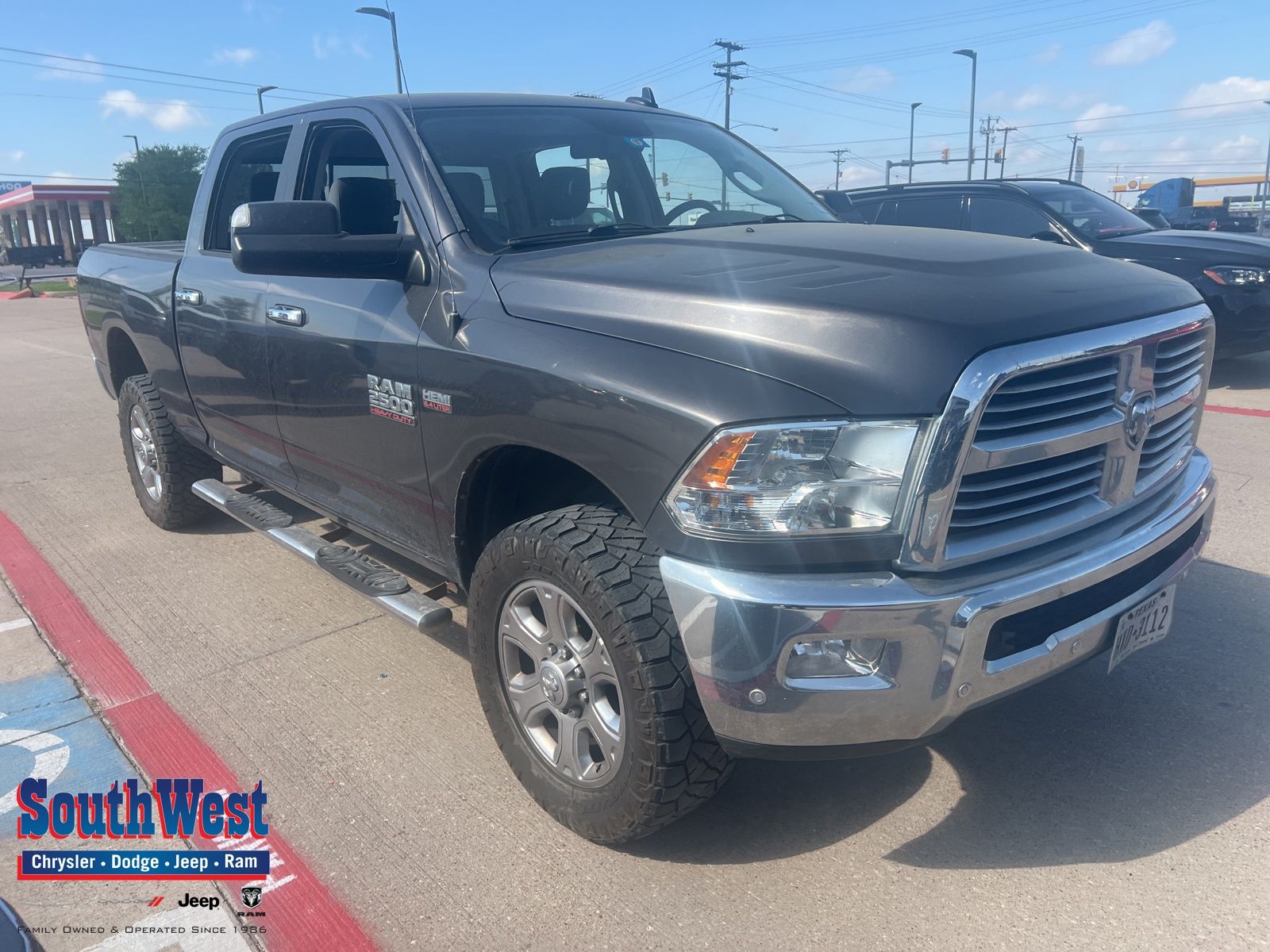 Gray (Granite Crystal Metallic Clearcoat) 2016 RAM 2500 Lone Star Crew Cab 4WD Pickup Truck Four-Wheel Drive 6-Speed Automatic