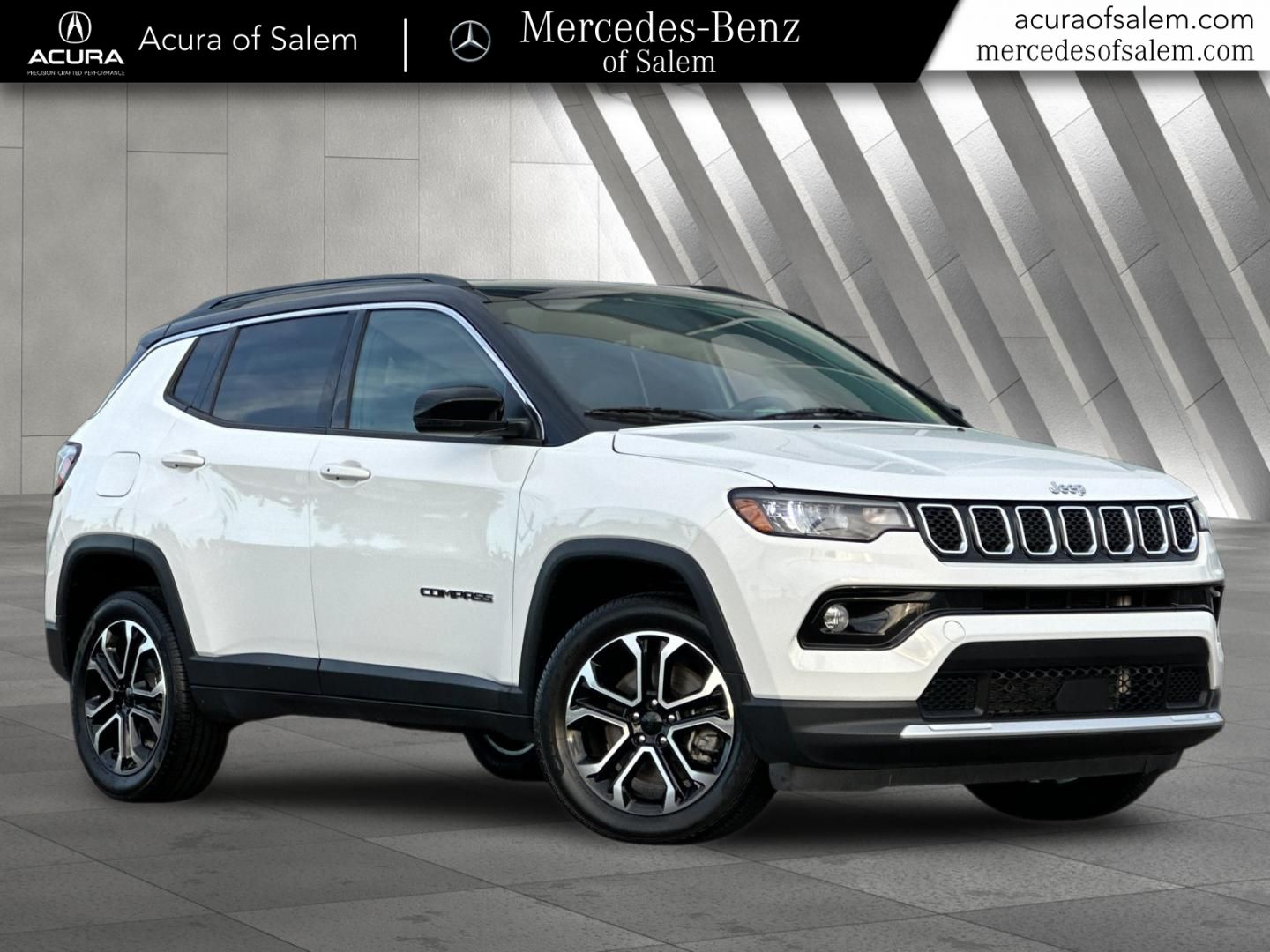 used 2023 Jeep Compass car, priced at $20,498