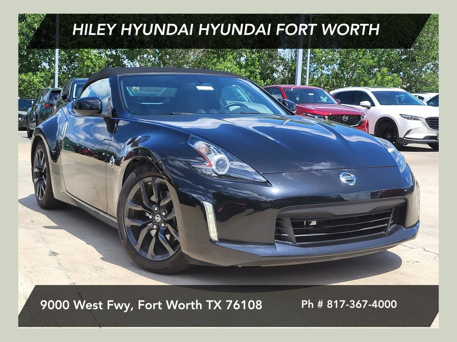 Gray (Magnetic Black Metallic) 2019 Nissan 370Z Convertible Rear-Wheel Drive 7-Speed Automatic