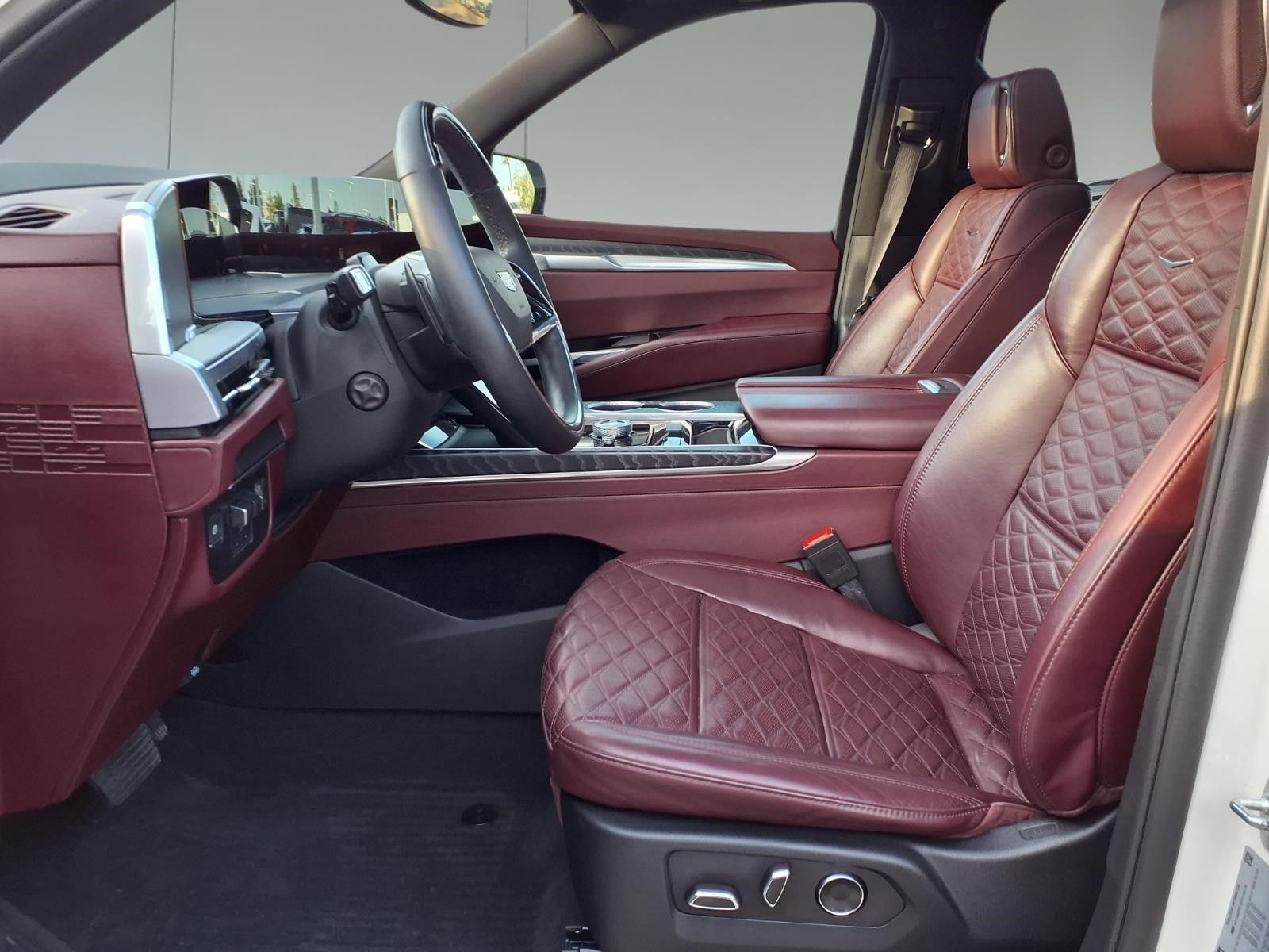 2025 Cadillac Escalade Premium Luxury White at Central Houston Nissan