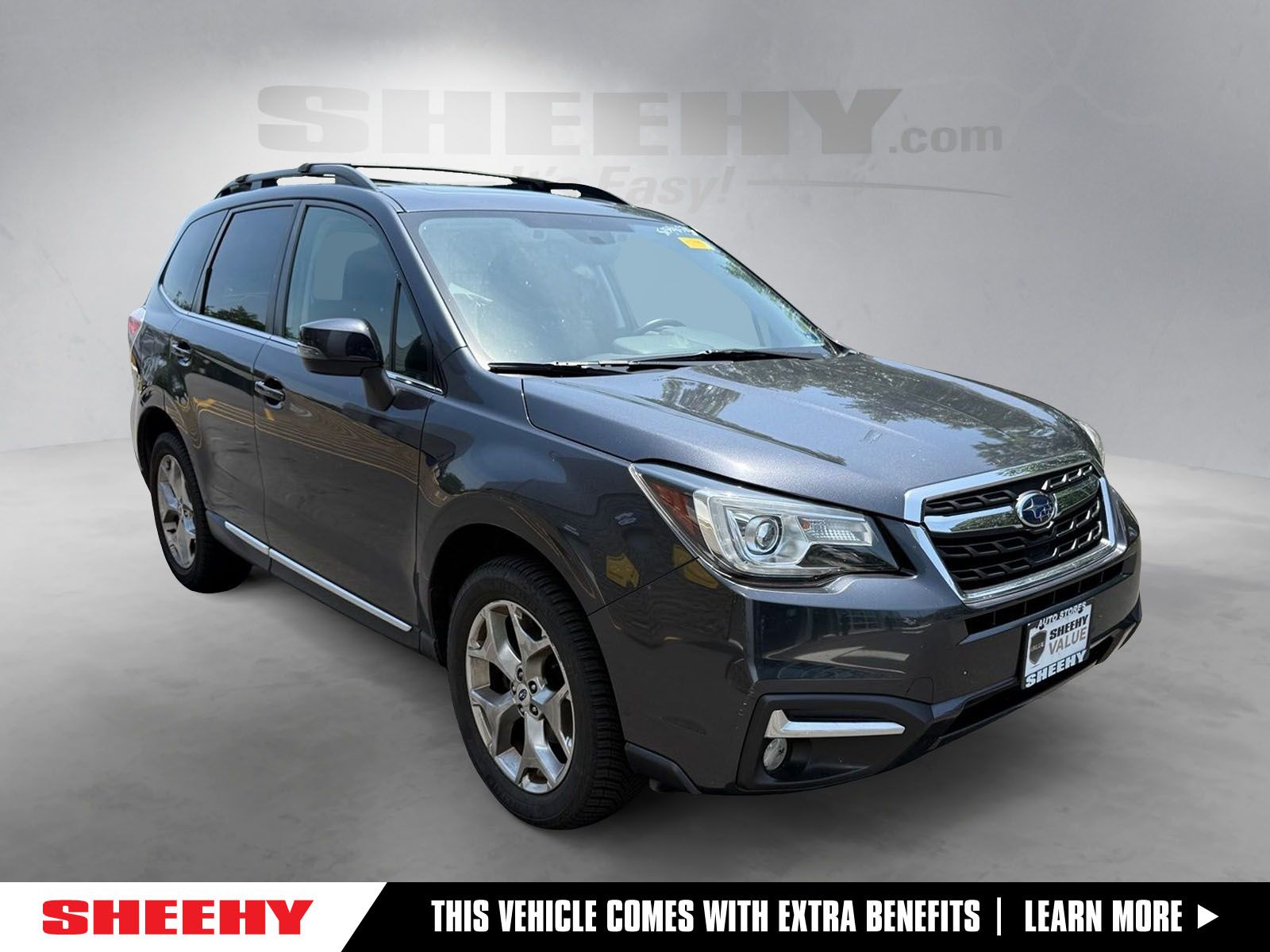 Dark Gray Metallic 2017 Subaru Forester SUV / Crossover All-Wheel Drive Continuously Variable Transmission