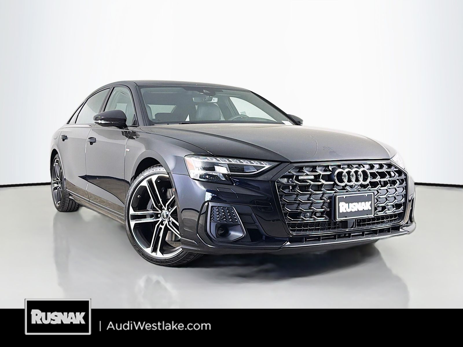Black 2026 Audi A8 L quattro 55 TFSI Sedan All-Wheel Drive 8-Speed Automatic