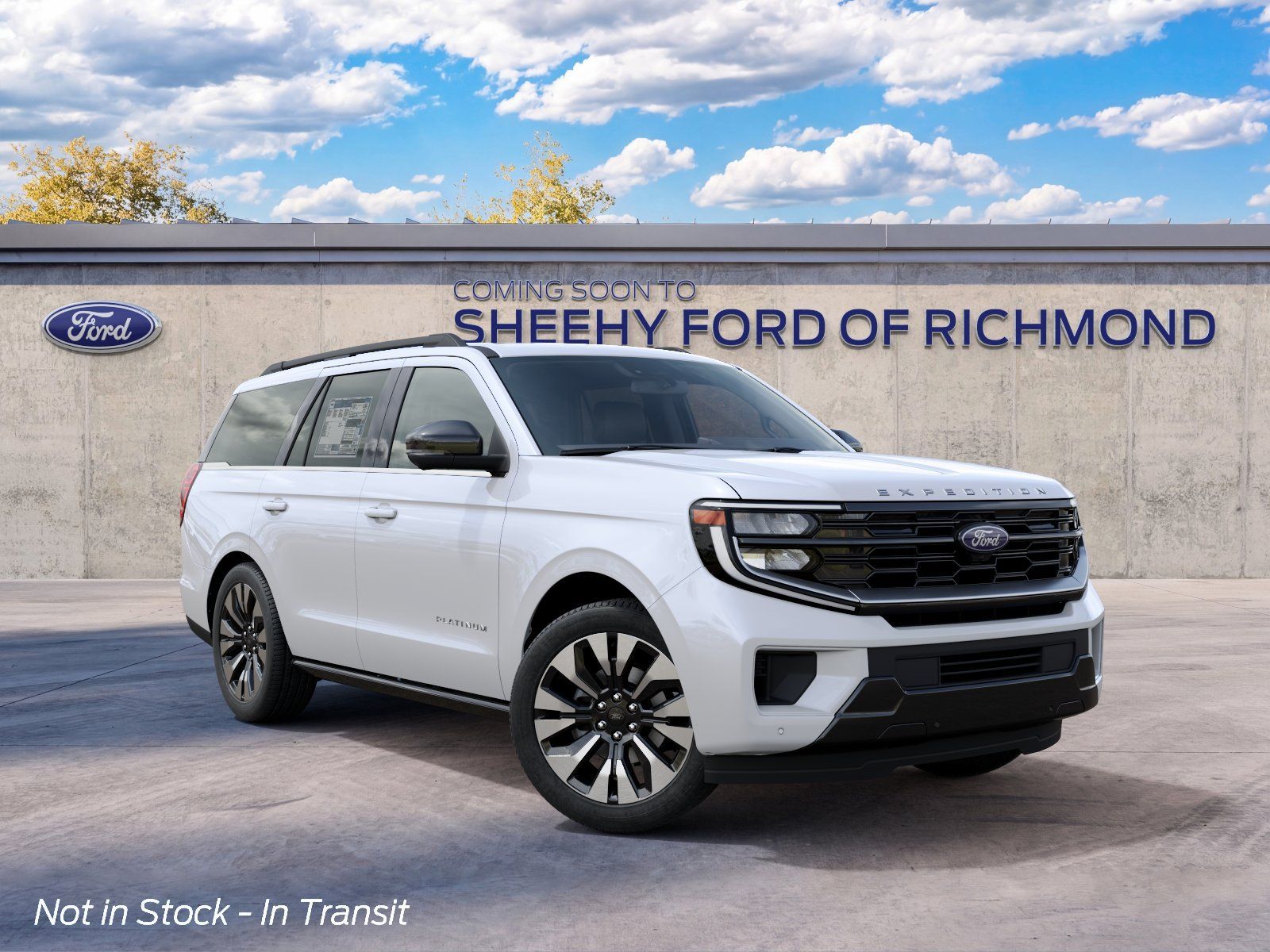White 2027 Ford Expedition SUV / Crossover Four-Wheel Drive Automatic