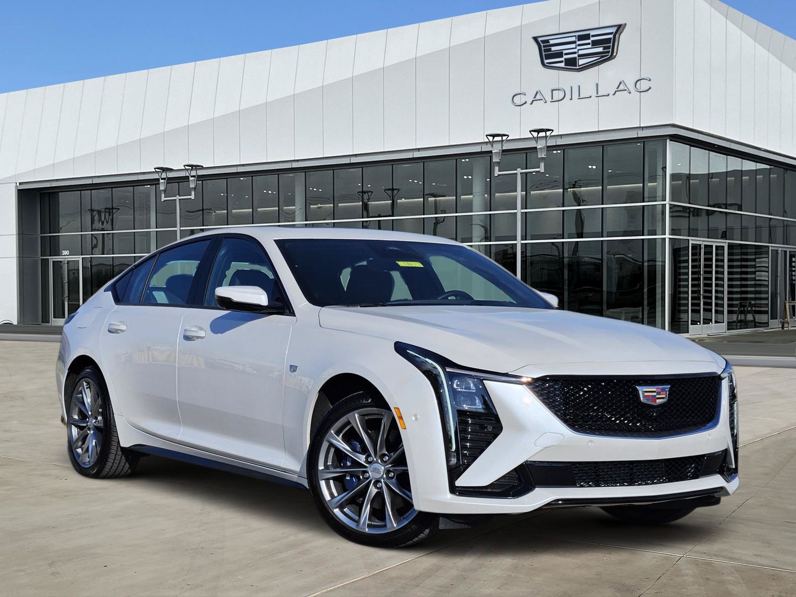 Crystal White Tricoat 2025 Cadillac CT5 Sedan All-Wheel Drive Automatic