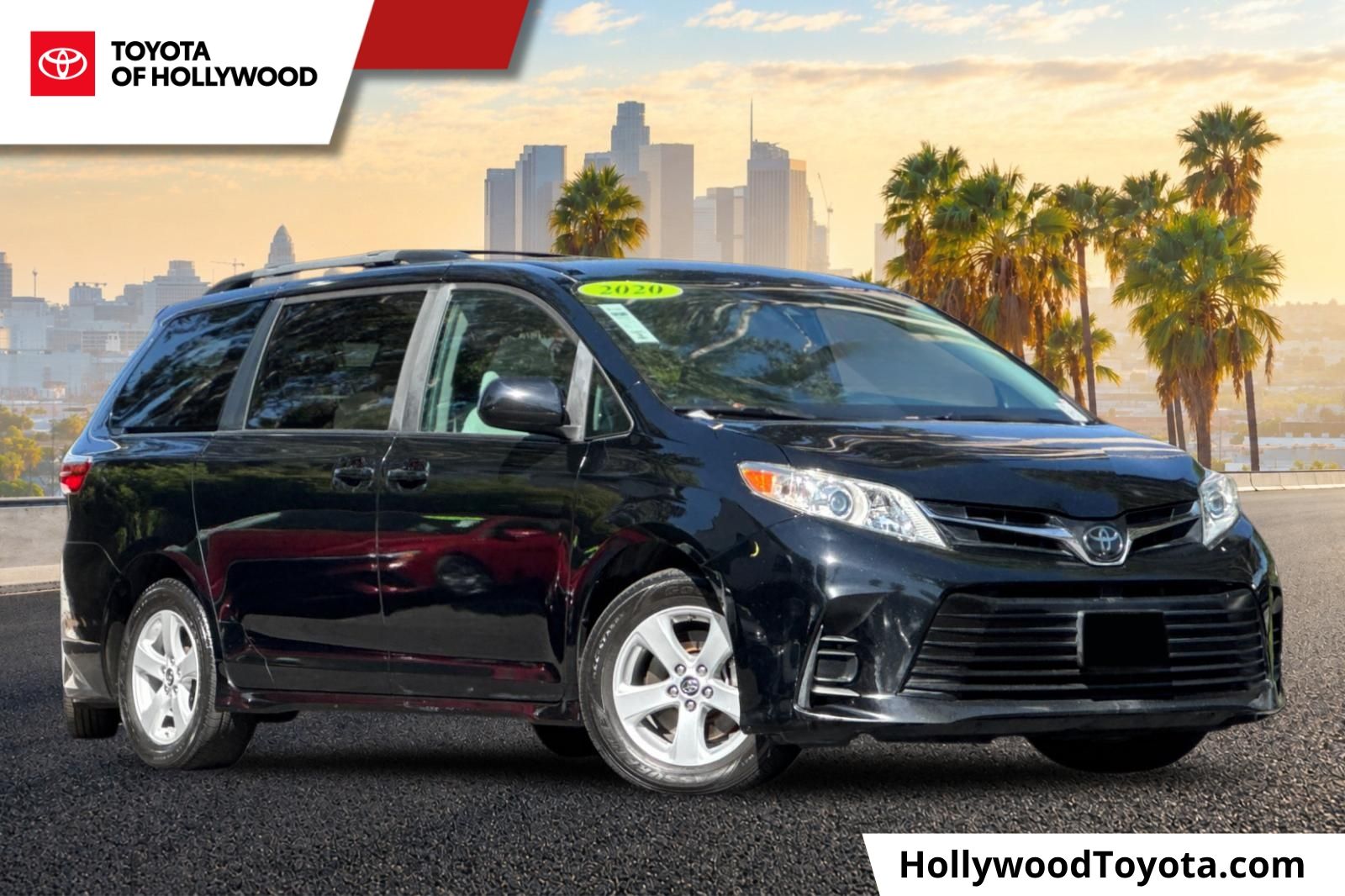 Midnight Black Metallic 2020 Toyota Sienna Minivan Front-Wheel Drive 8-Speed Automatic