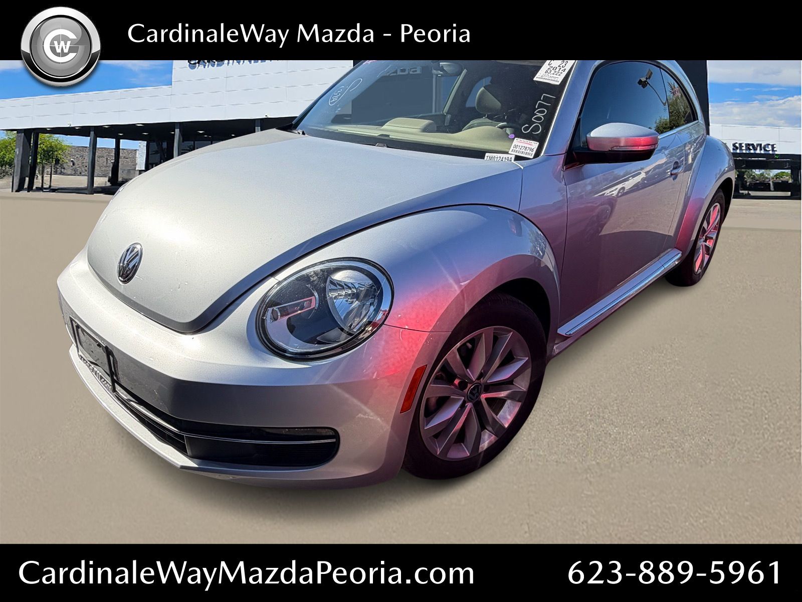 Reflex Silver Metallic 2014 Volkswagen Beetle TDI Hatchback Front-Wheel Drive 6-Speed Dual Clutch