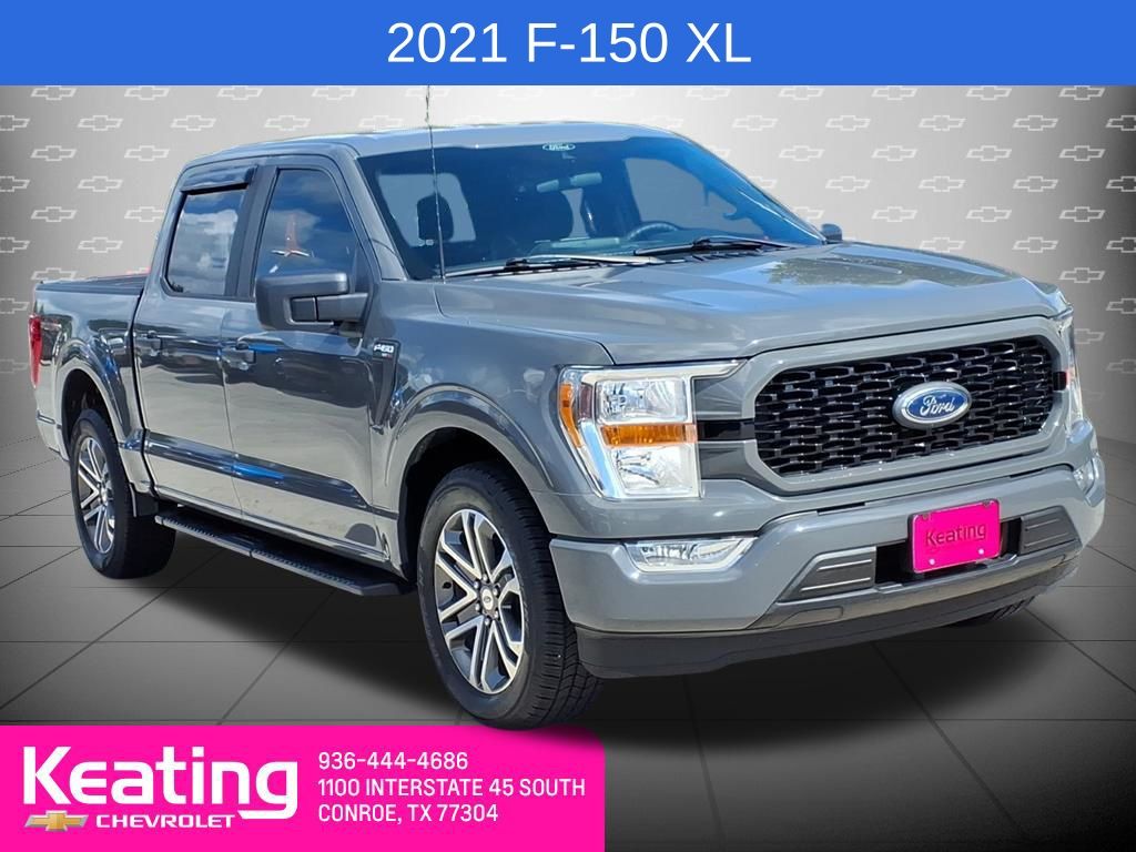 Gray (Lead Foot) 2021 Ford F-150 Pickup Truck 4X2 Automatic