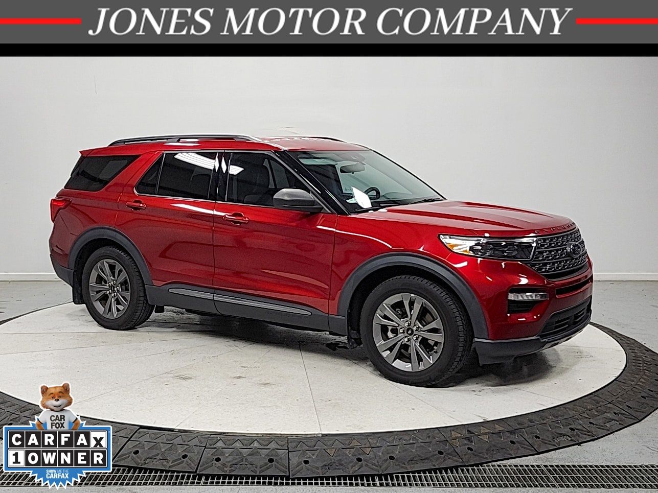Rapid Red Metallic Tinted Clearcoat 2021 Ford Explorer SUV / Crossover Rear-Wheel Drive Automatic