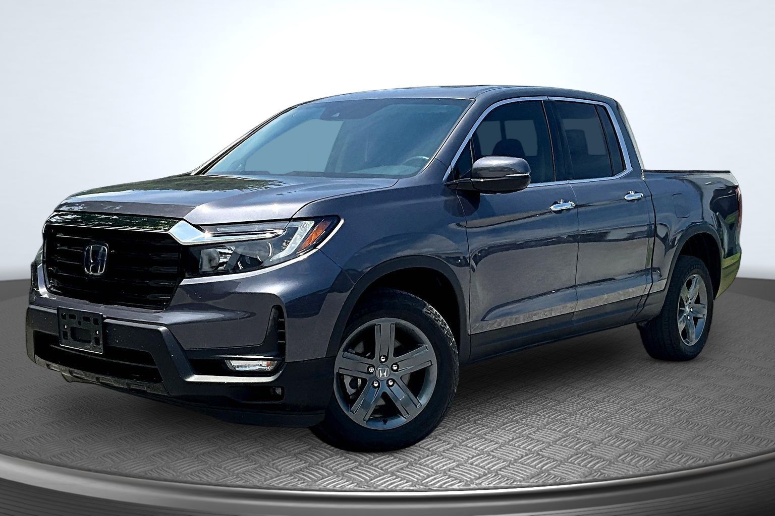 Gray 2023 Honda Ridgeline Pickup Truck All-Wheel Drive 9-Speed Automatic