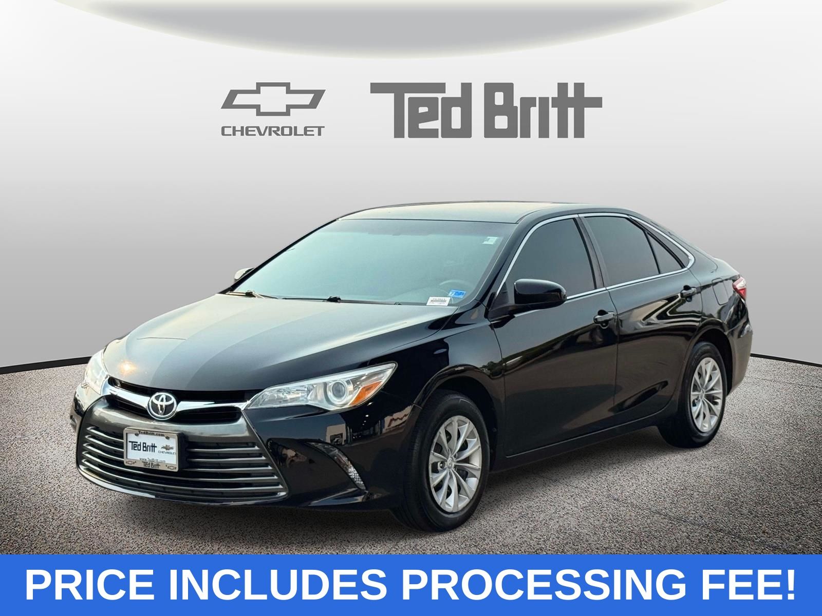 Midnight Black 2017 Toyota Camry Sedan Front-Wheel Drive 6-Speed Automatic