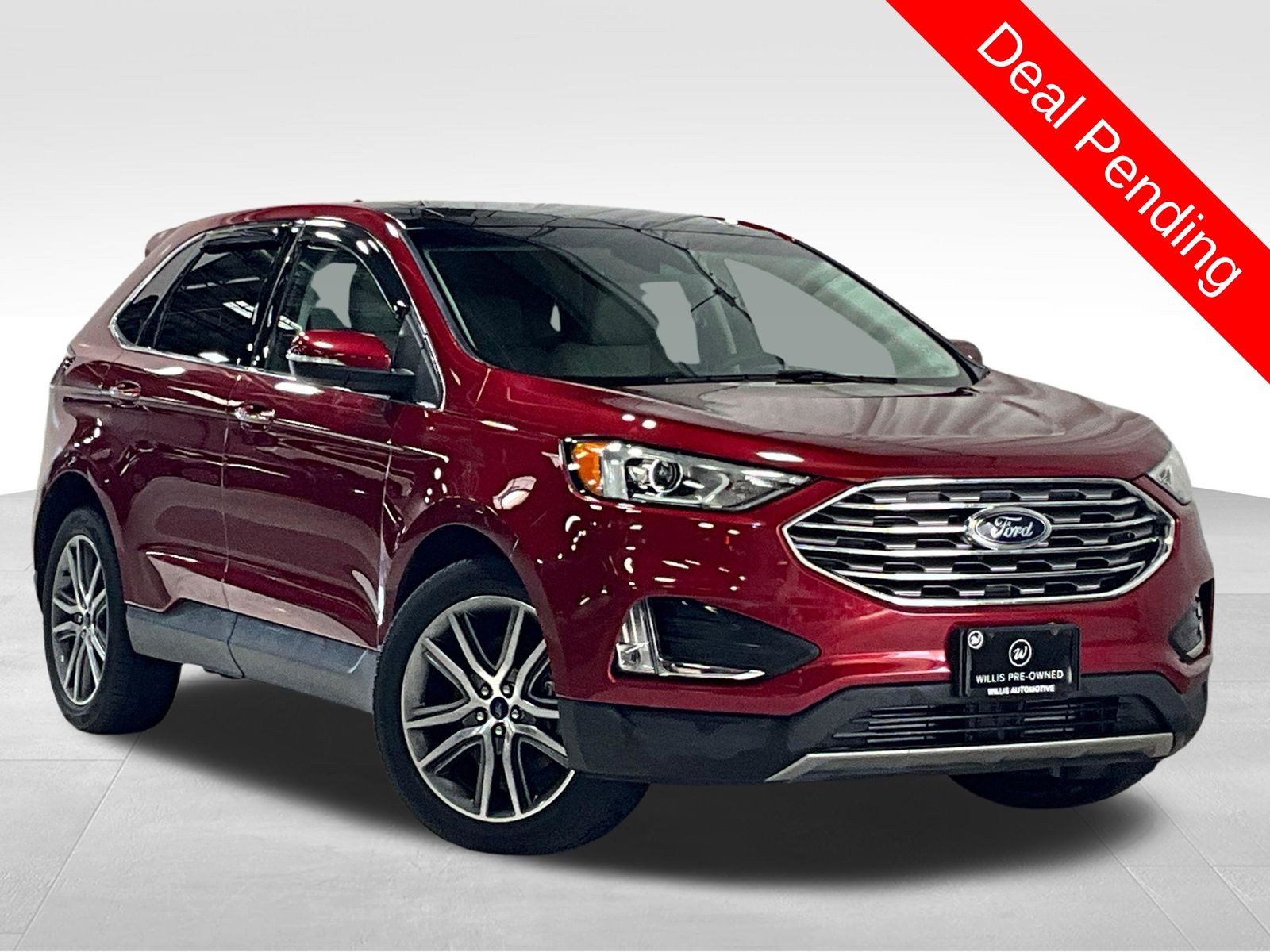 Ruby Red Metallic Tinted Clearcoat 2019 Ford Edge SUV / Crossover All-Wheel Drive 8-Speed Automatic