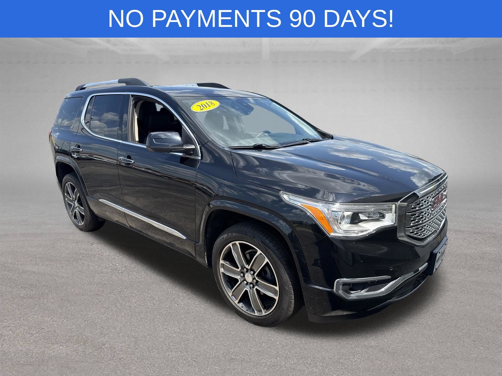 Black (Ebony Twilight Metallic) 2018 GMC Acadia SUV / Crossover Four-Wheel Drive 6-Speed Automatic