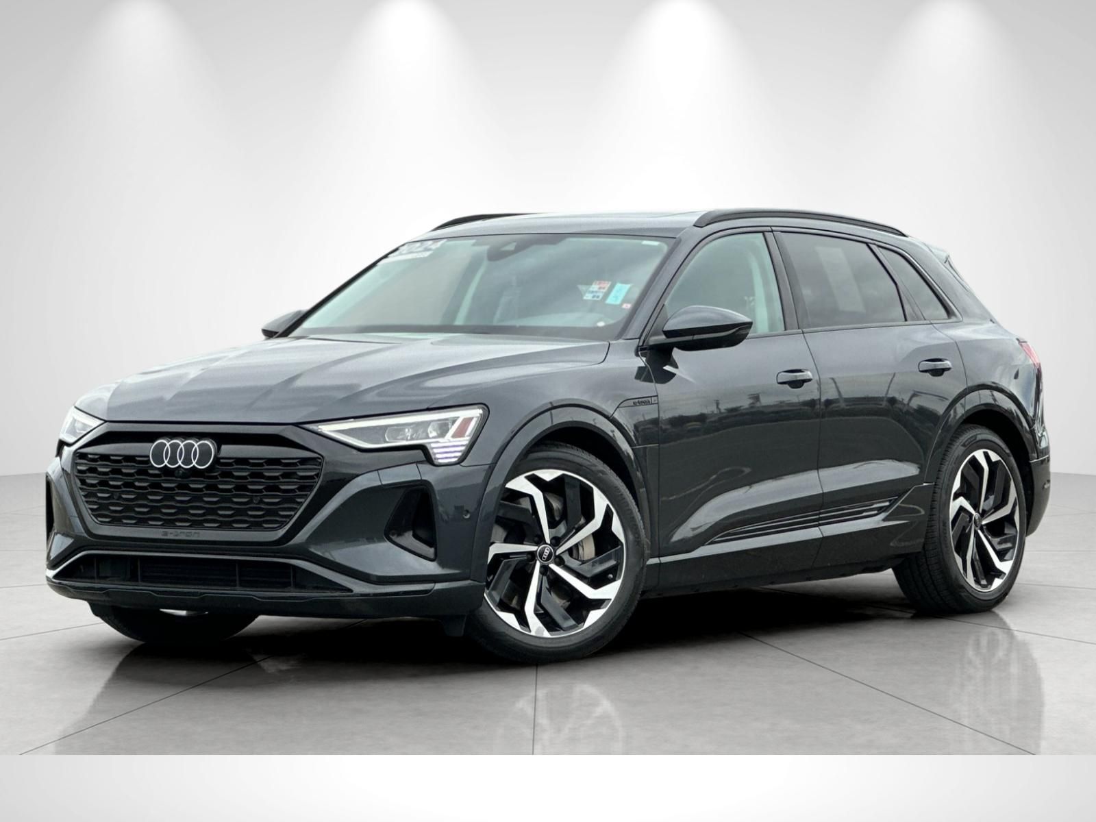 Manhattan Gray Metallic 2024 Audi Q8 e-tron SUV / Crossover All-Wheel Drive Automatic