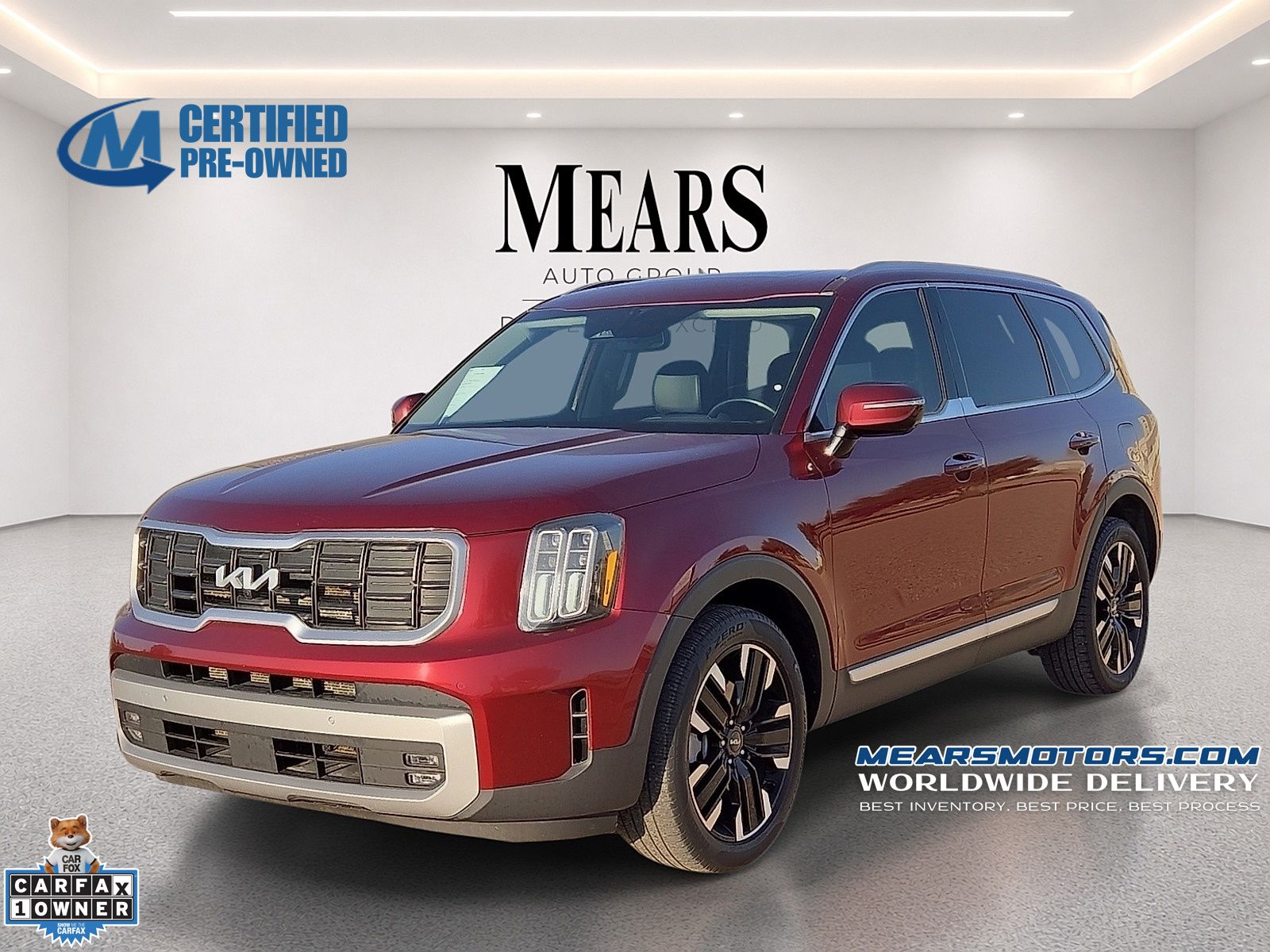 Dawning Red 2023 Kia Telluride SUV / Crossover Front-Wheel Drive 8-Speed Automatic