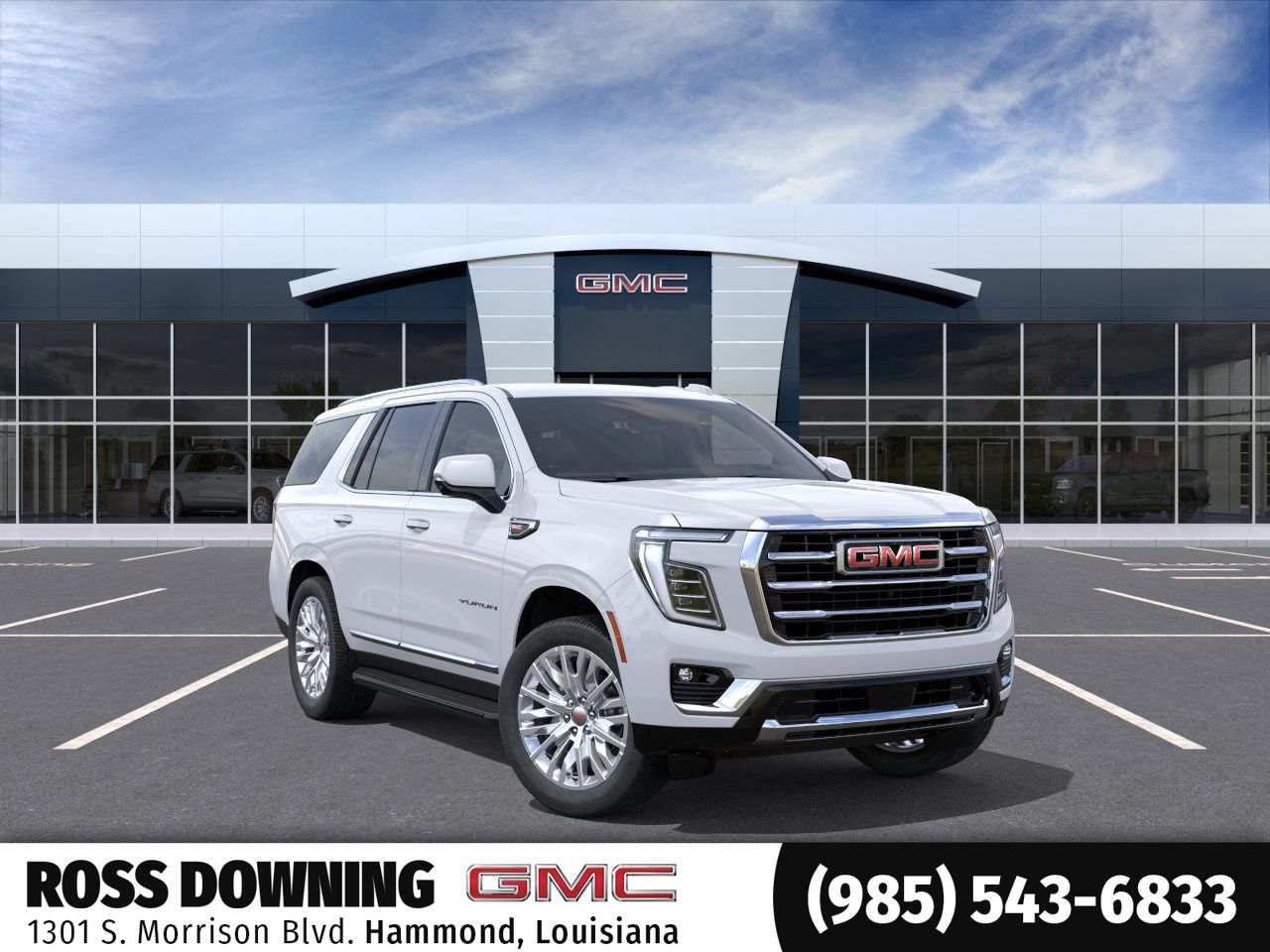 2026 GMC Yukon Elevation White at Ross Downing Buick GMC