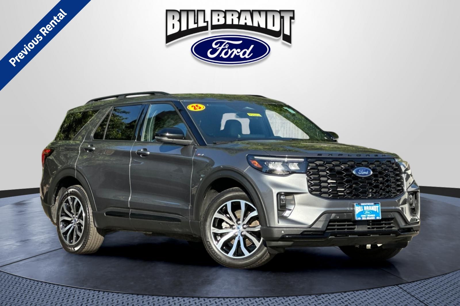 Carbonized Gray Metallic 2025 Ford Explorer SUV / Crossover All-Wheel Drive Automatic