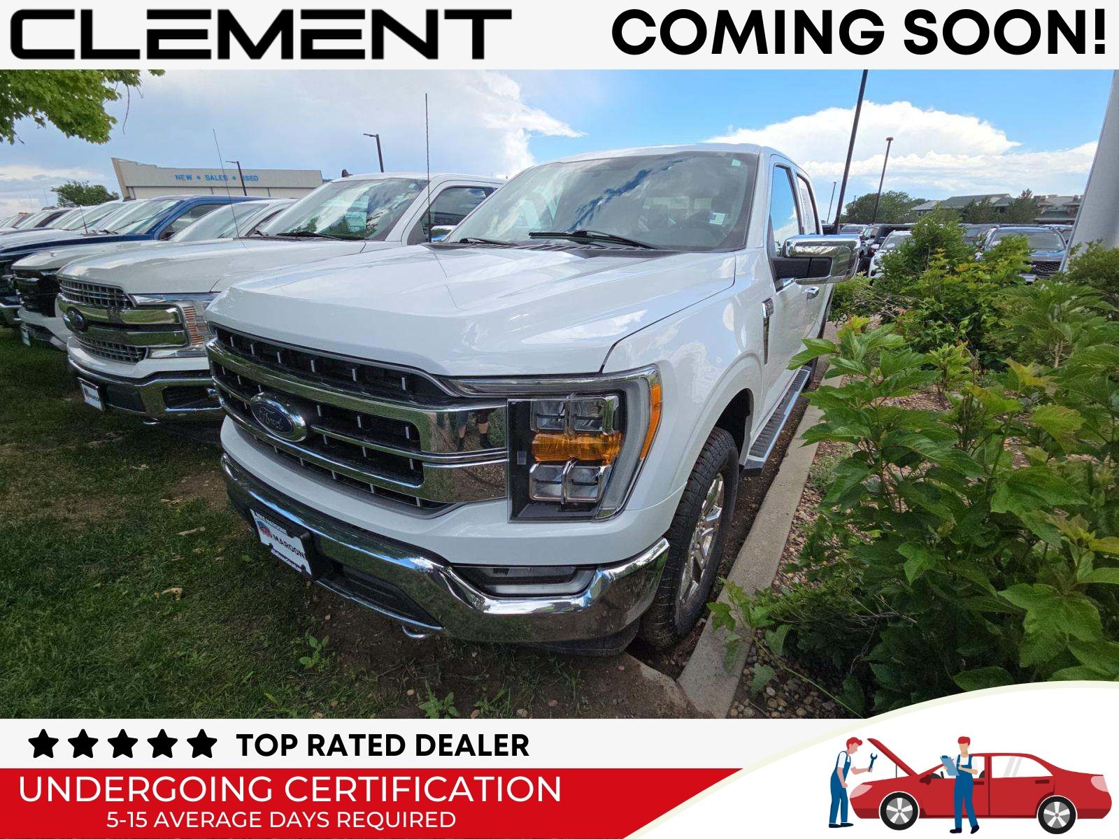 Oxford White 2023 Ford F-150 Pickup Truck Four-Wheel Drive Automatic