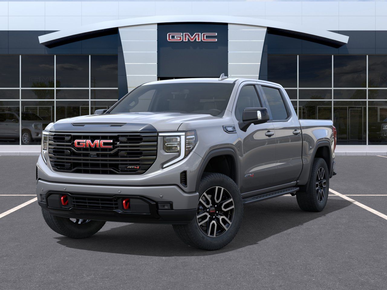 2026 GMC Sierra 1500 AT4 Silver at Ross Downing Buick GMC