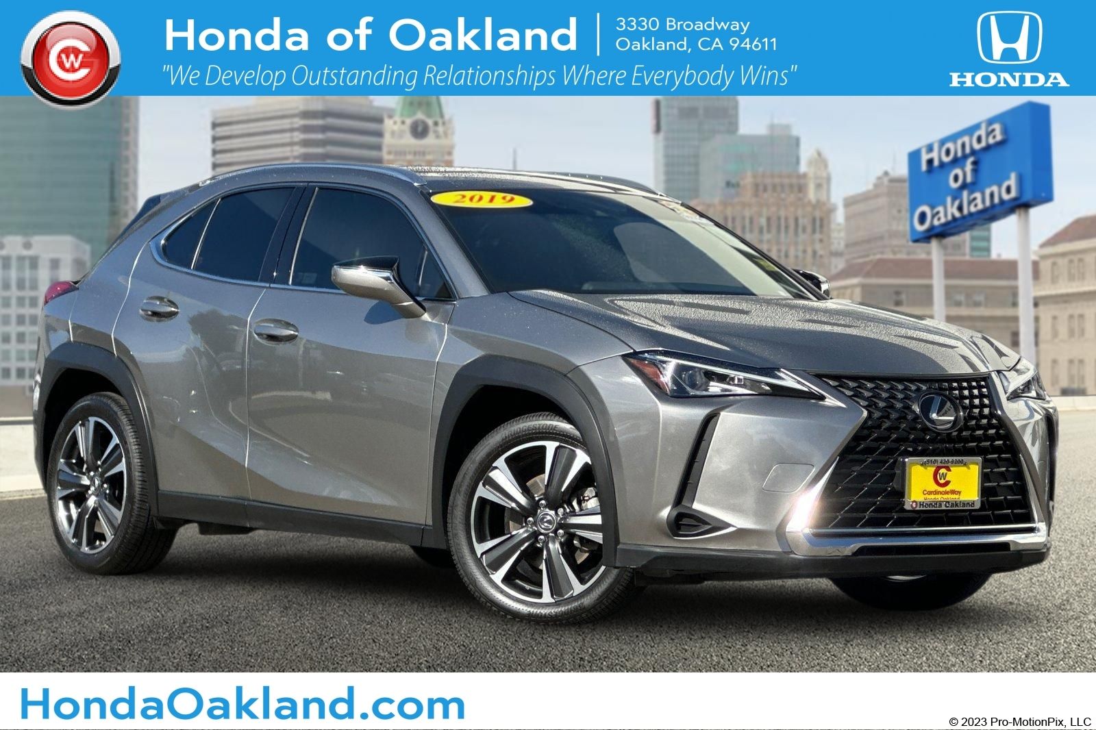 Silver Lining Metallic 2019 Lexus UX SUV / Crossover Front-Wheel Drive Continuously Variable Transmission