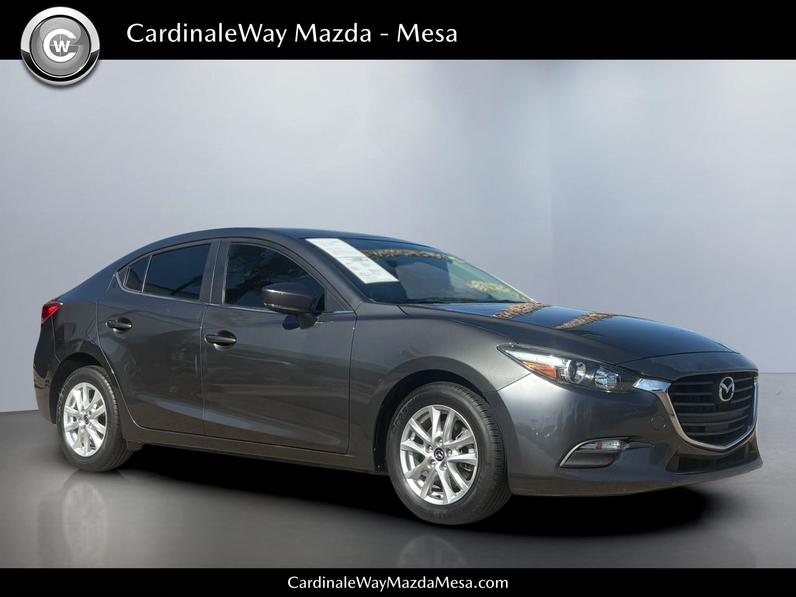Machine Gray 2017 Mazda MAZDA3 Sedan Front-Wheel Drive 6-Speed Automatic