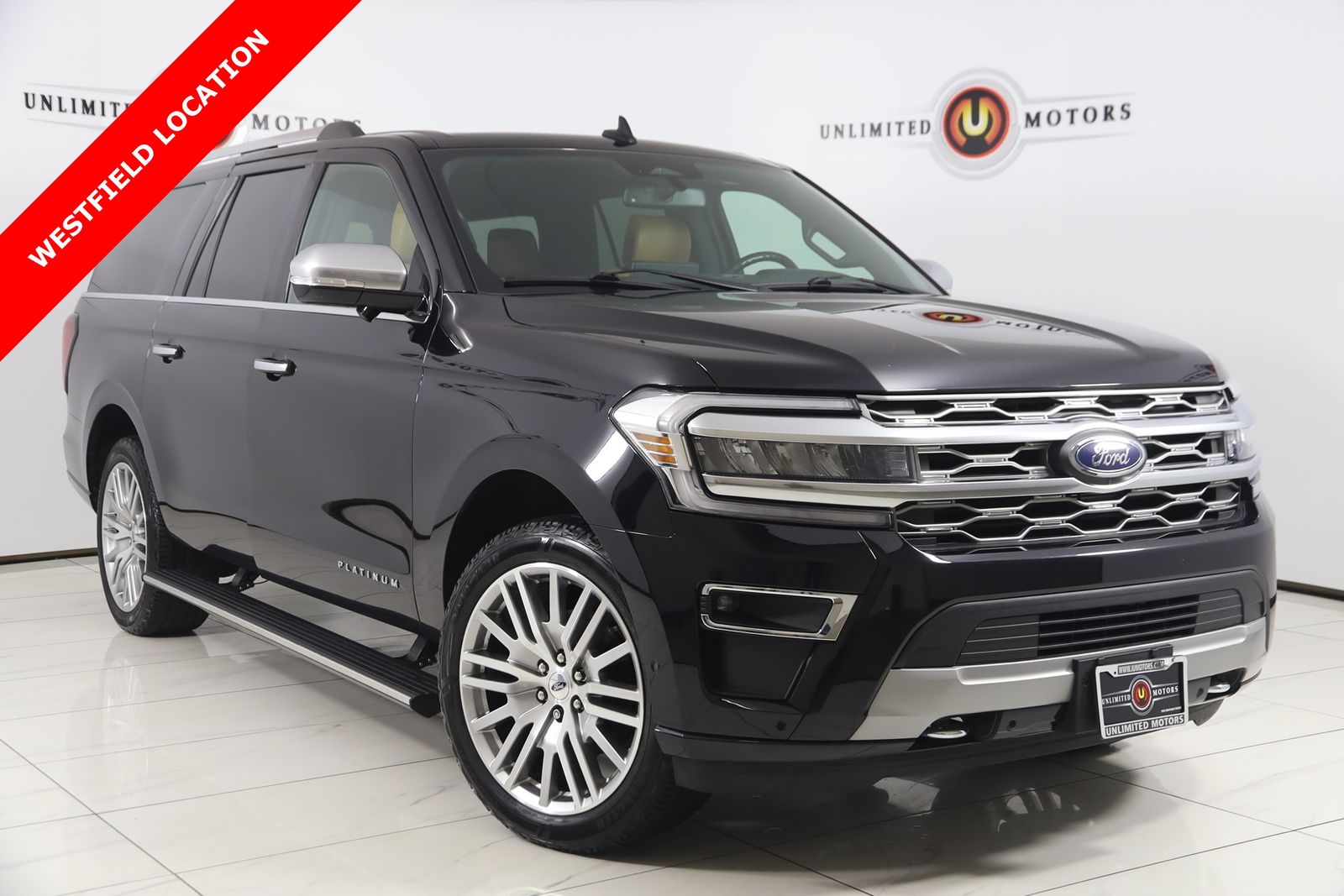 Agate Black Metallic 2024 Ford Expedition MAX Platinum 4WD SUV / Crossover Four-Wheel Drive Automatic