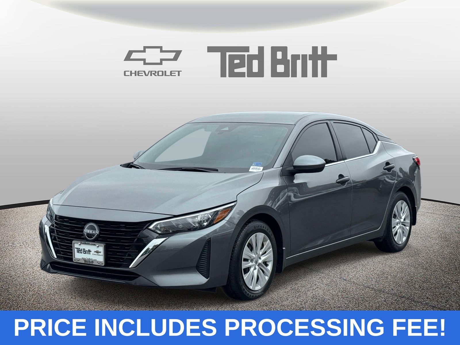 Gray (Gun Metallic) 2025 Nissan Sentra Sedan Front-Wheel Drive Continuously Variable Transmission