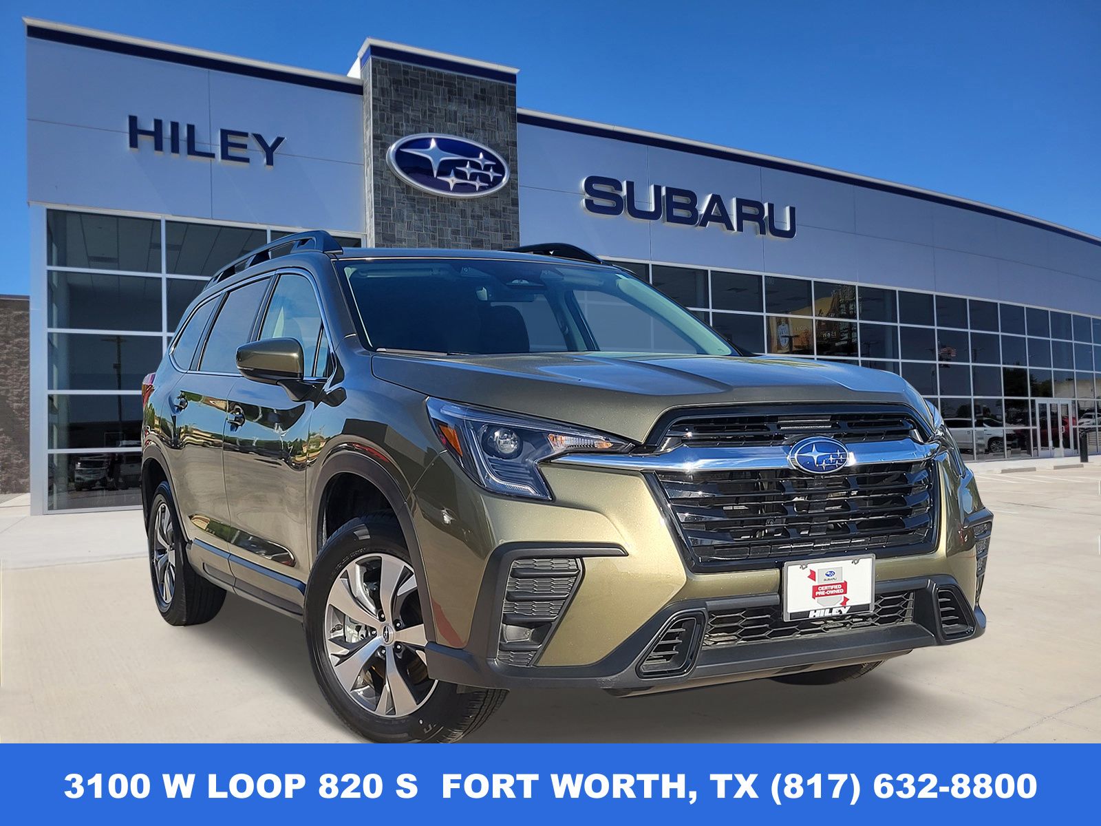 Green Metallic 2025 Subaru Ascent Premium 7-Passenger AWD SUV / Crossover All-Wheel Drive Continuously Variable Transmission