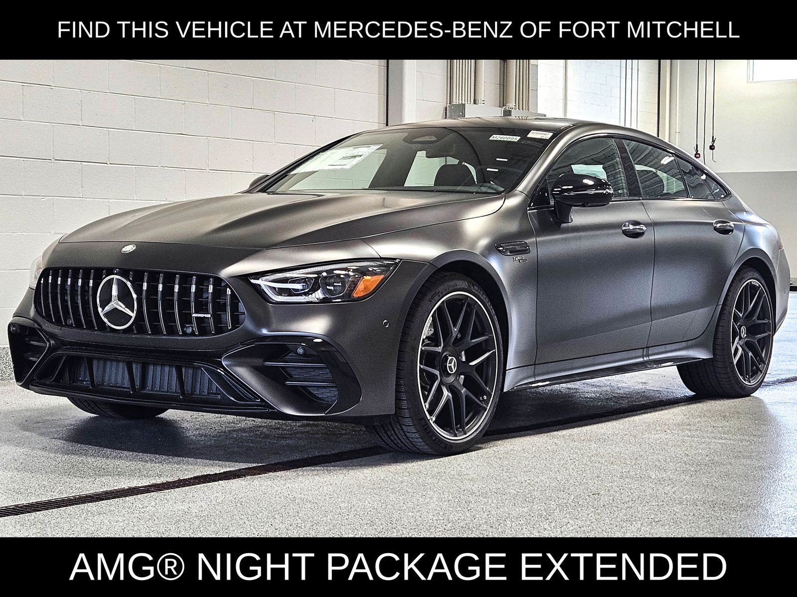 Gray (MANUFAKTUR Graphite Grey Magno) 2026 Mercedes-Benz AMG GT 53 4MATIC Coupe All-Wheel Drive 9-Speed Automatic