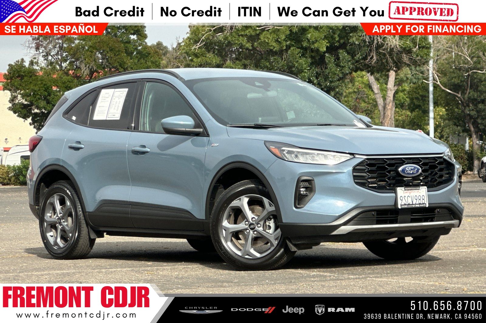 Vapor Blue 2025 Ford Escape SUV / Crossover All-Wheel Drive 8-Speed Automatic