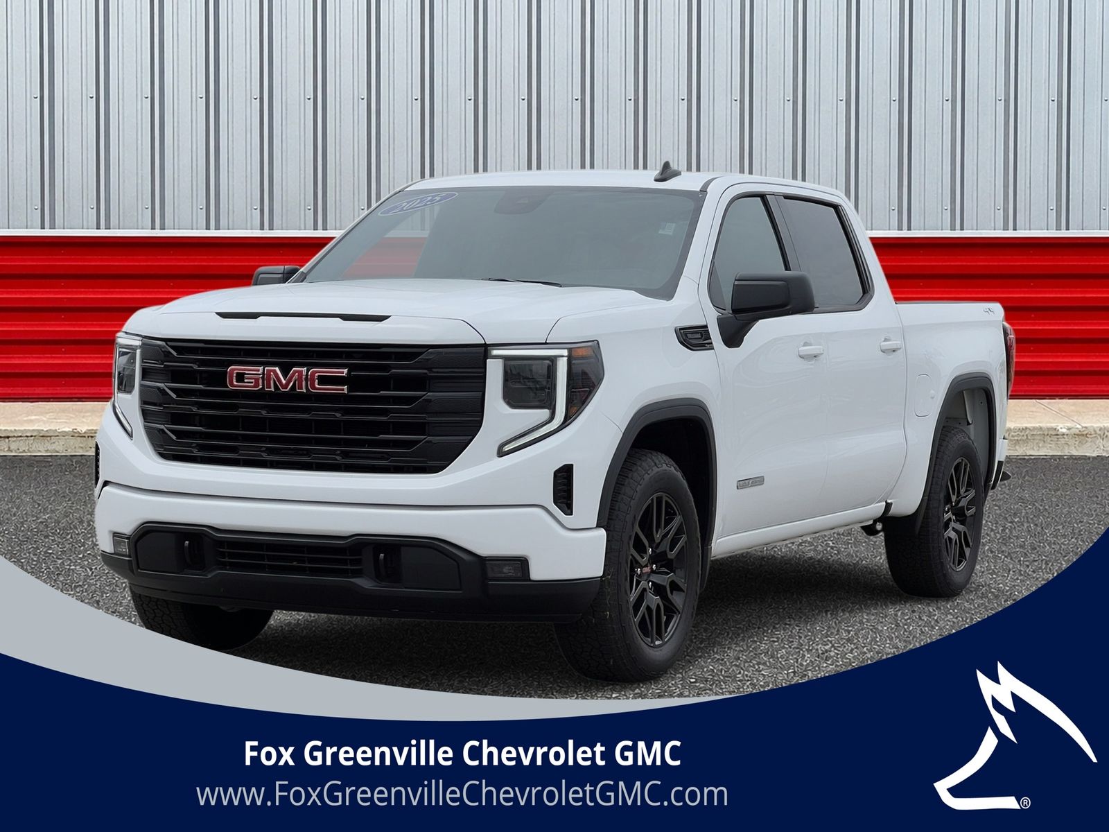 Summit White 2025 GMC Sierra 1500 Pickup Truck Four-Wheel Drive 8-Speed Automatic