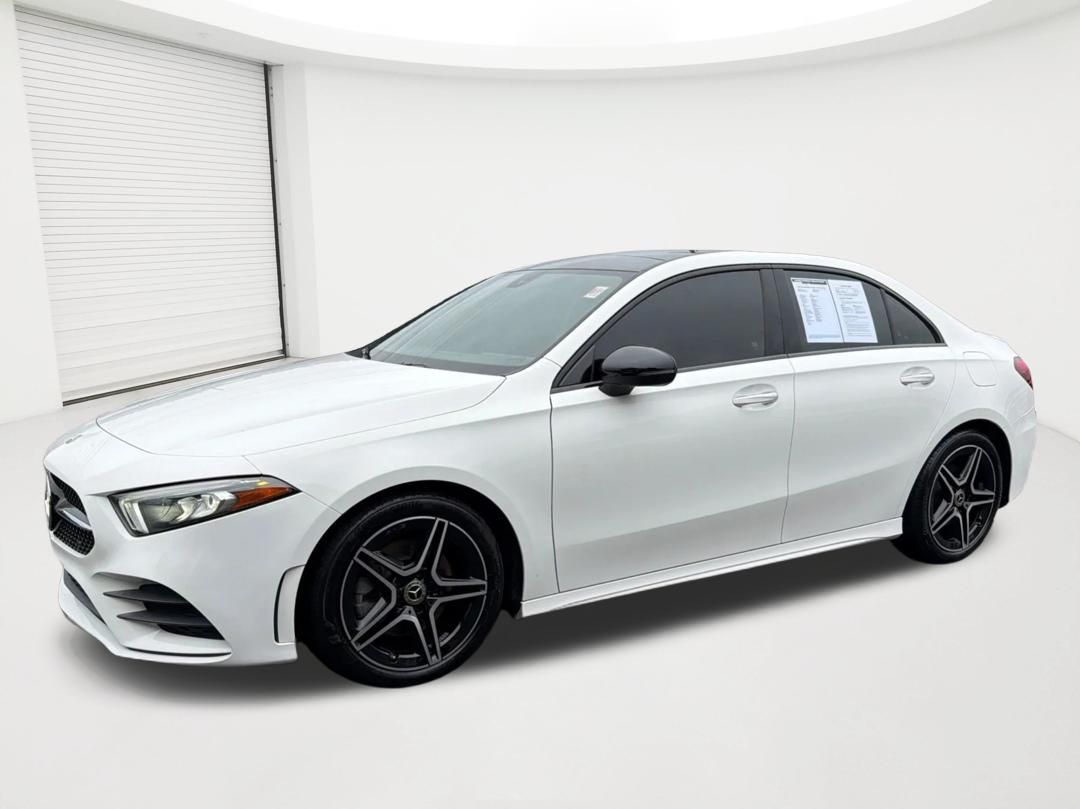 Cosmos Black Metallic 2022 Mercedes-Benz A-Class Sedan All-Wheel Drive 7-Speed Automatic