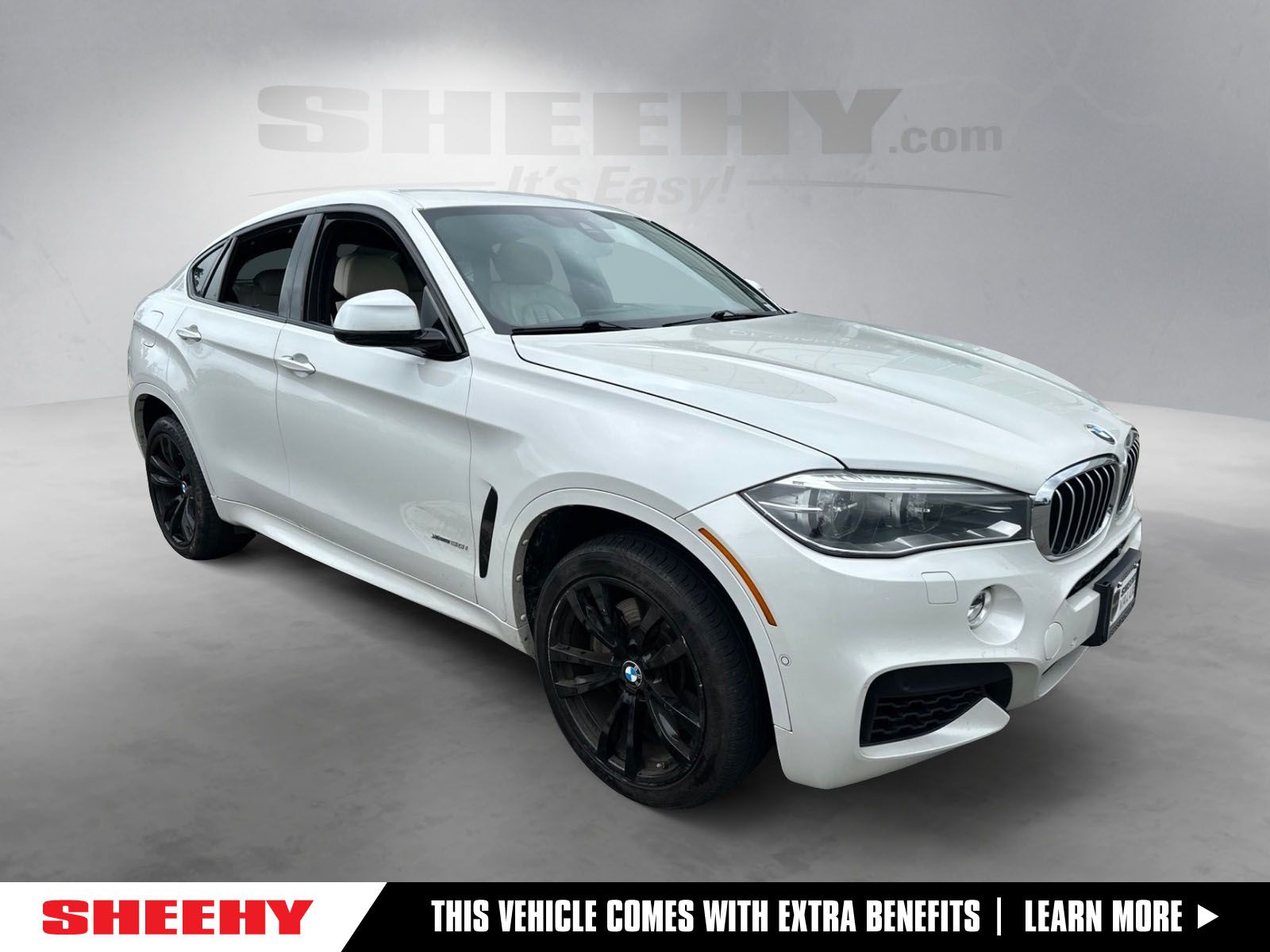 White Metallic 2015 BMW X6 SUV / Crossover All-Wheel Drive 8-Speed Automatic