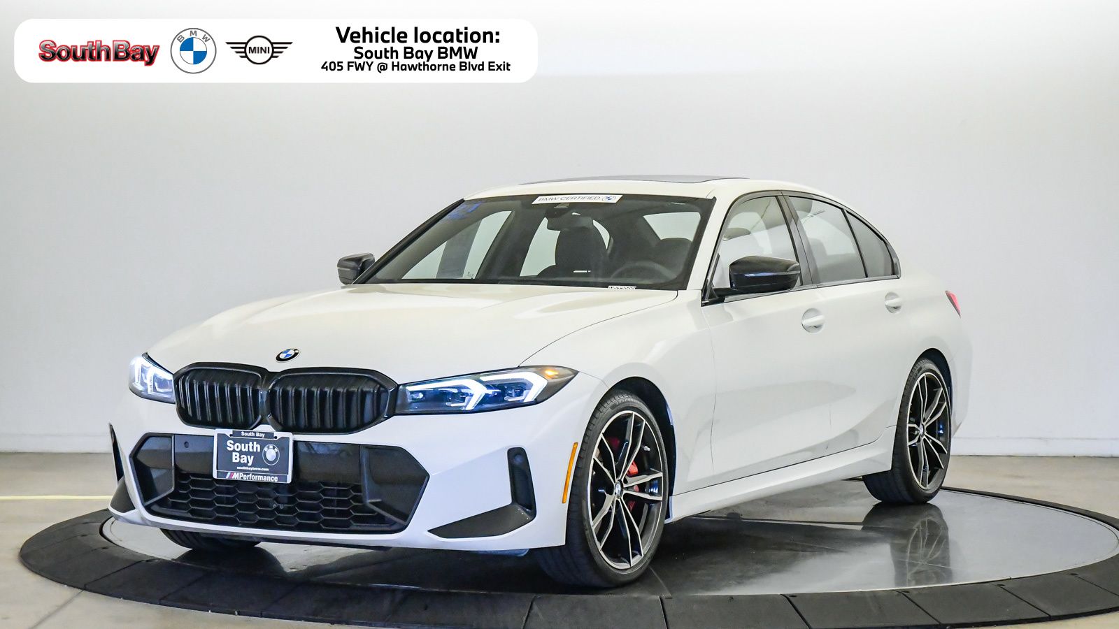 Alpine White 2024 BMW 3 Series Sedan All-Wheel Drive 8-Speed Automatic
