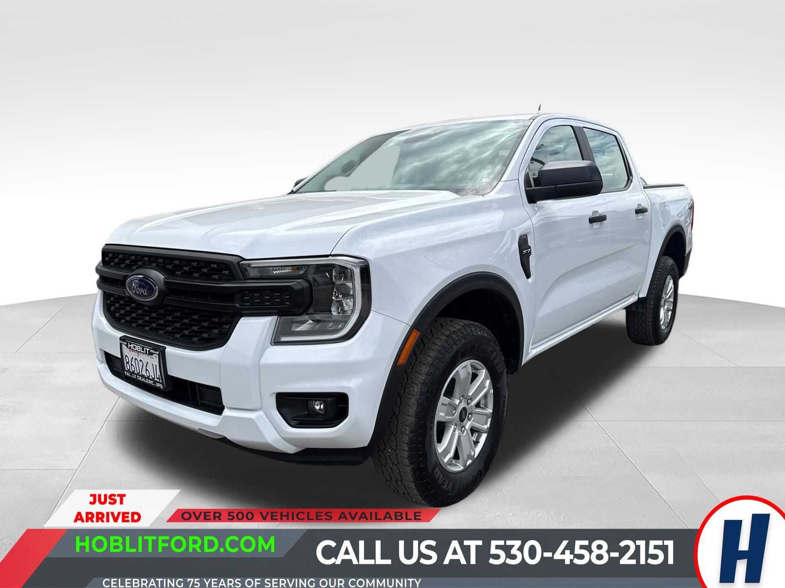 Oxford White 2025 Ford Ranger Pickup Truck Four-Wheel Drive Automatic