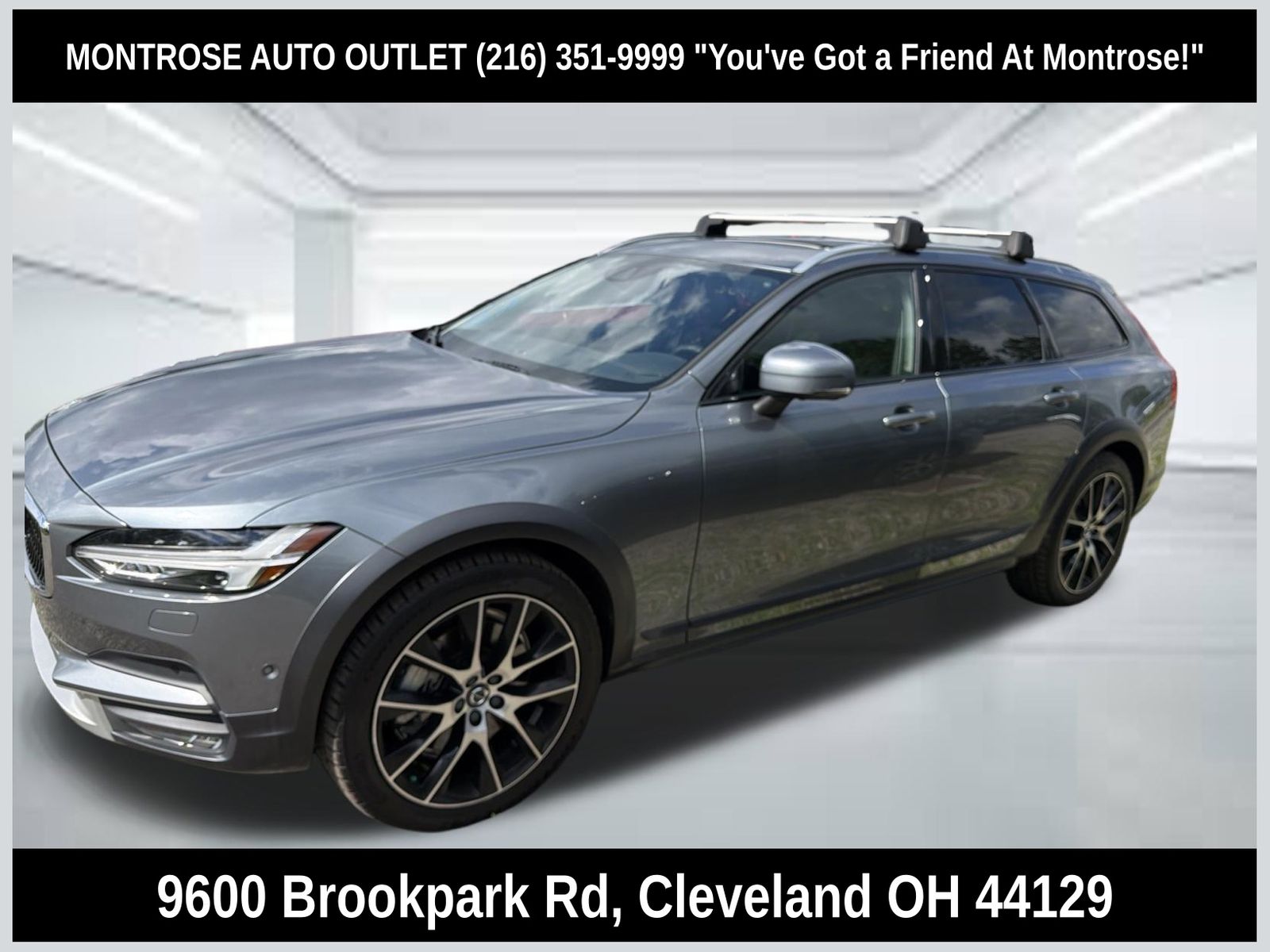Gray Metallic 2018 Volvo V90 Wagon All-Wheel Drive Automatic
