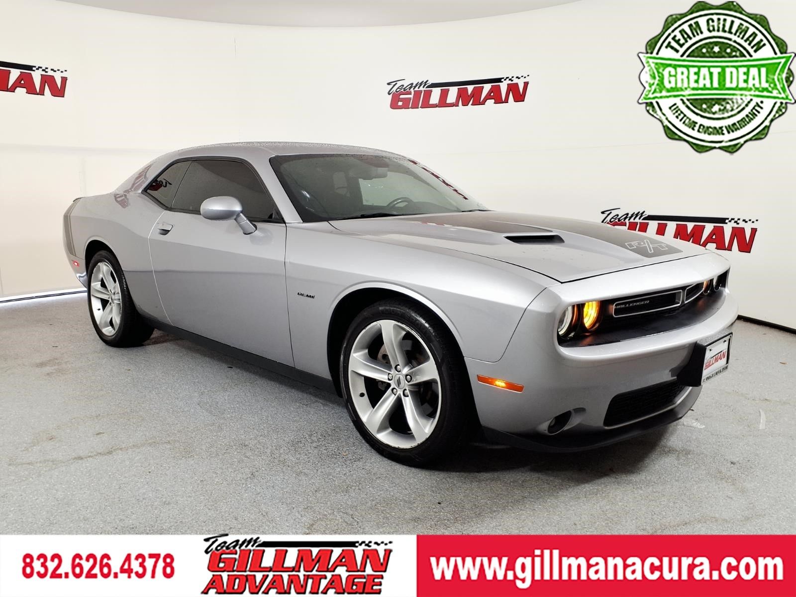 2017 Dodge Challenger Plata (Billet Clearcoat) Coupé Tracción trasera 8 velocidades Automática